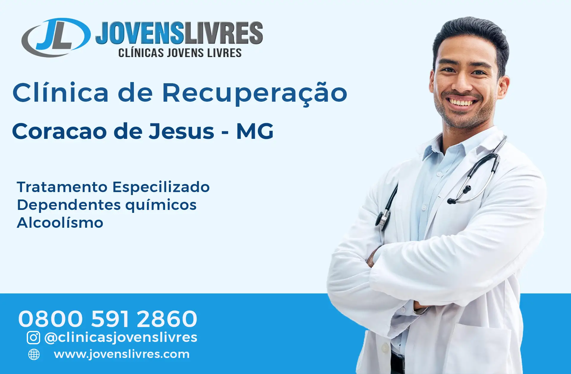 Clínica de Recuperação em Coração de Jesus - MG