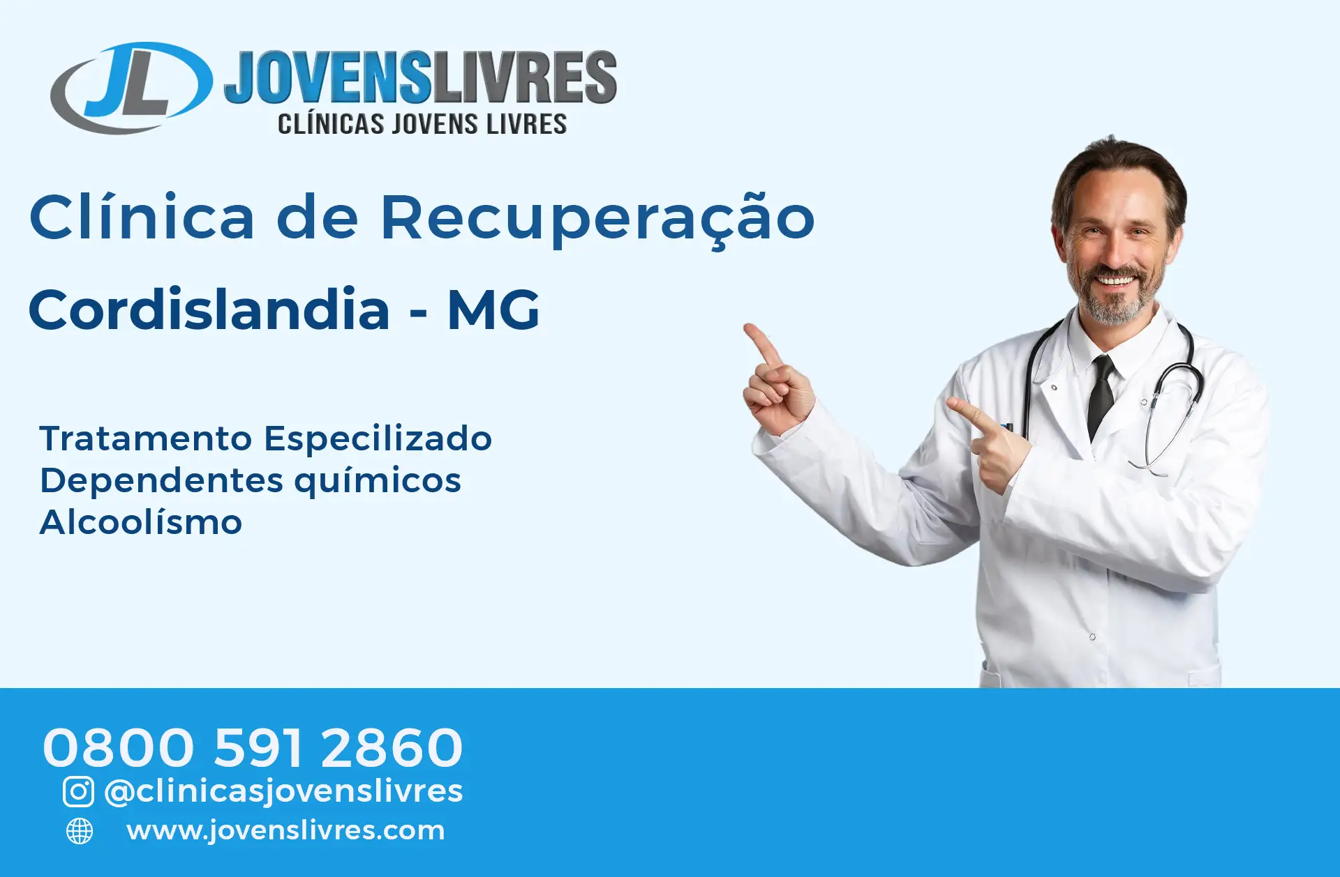 Clínica de Recuperação em Cordislândia - MG