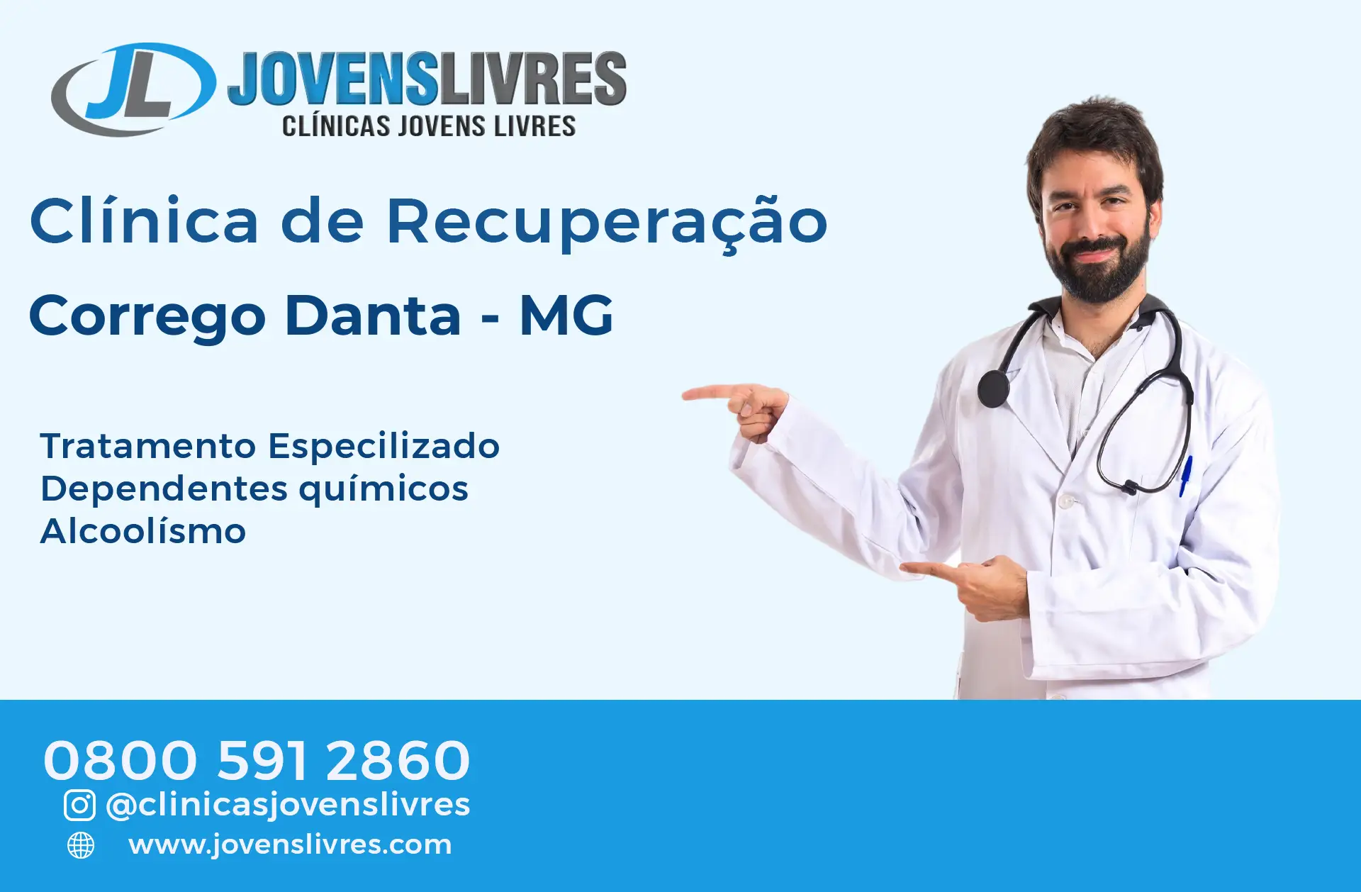 Clínica de Recuperação em Córrego Danta - MG