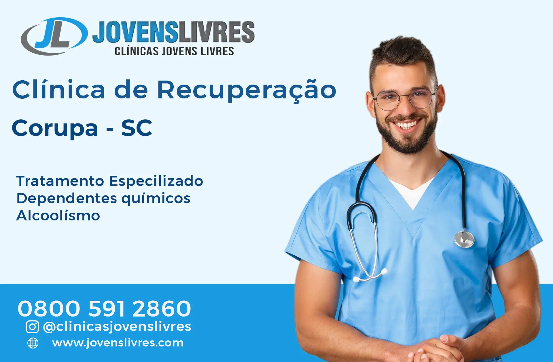 Clínica de Recuperação em Corupá - SC