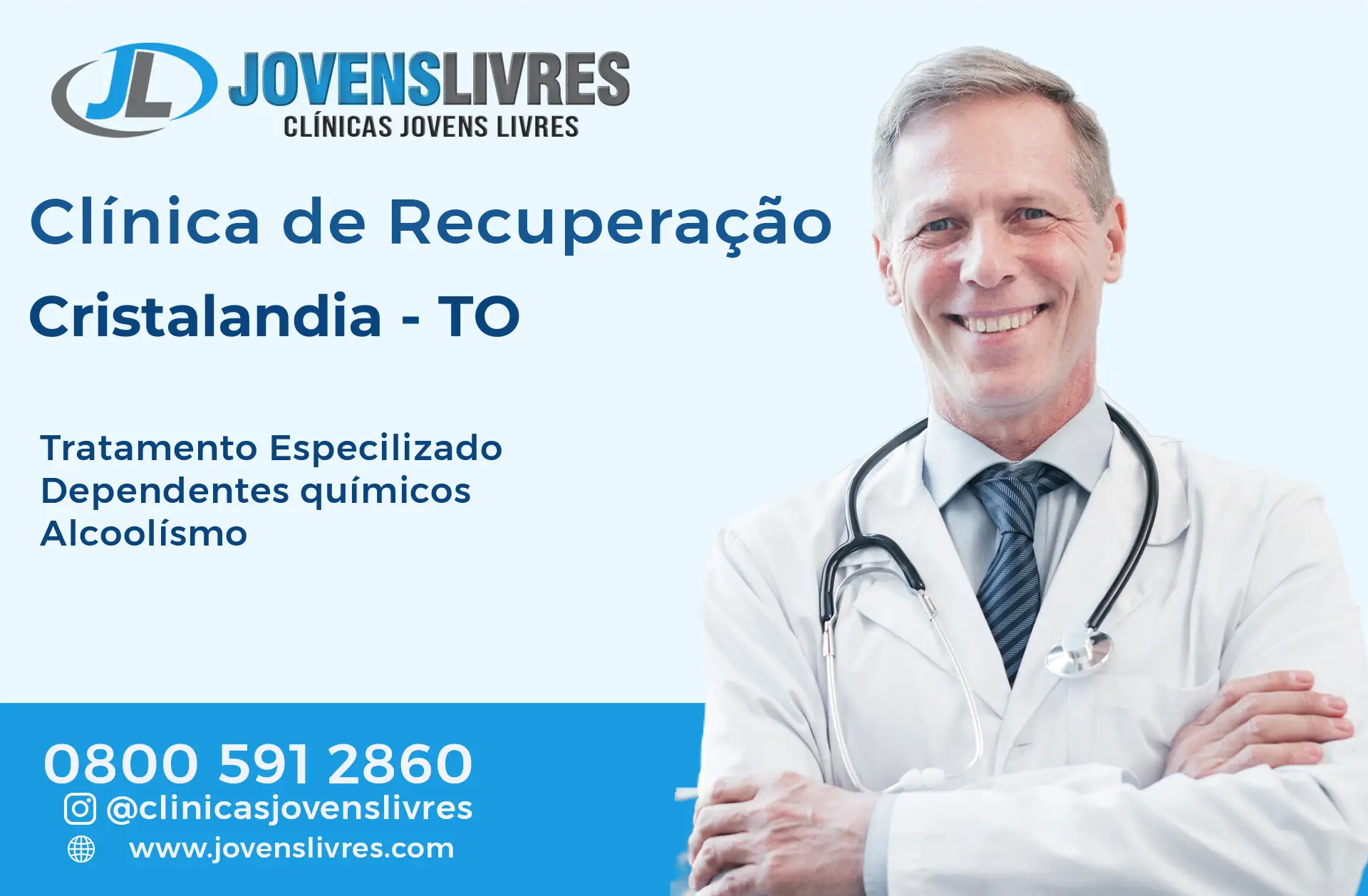 Clínica de Recuperação em Cristalândia - TO