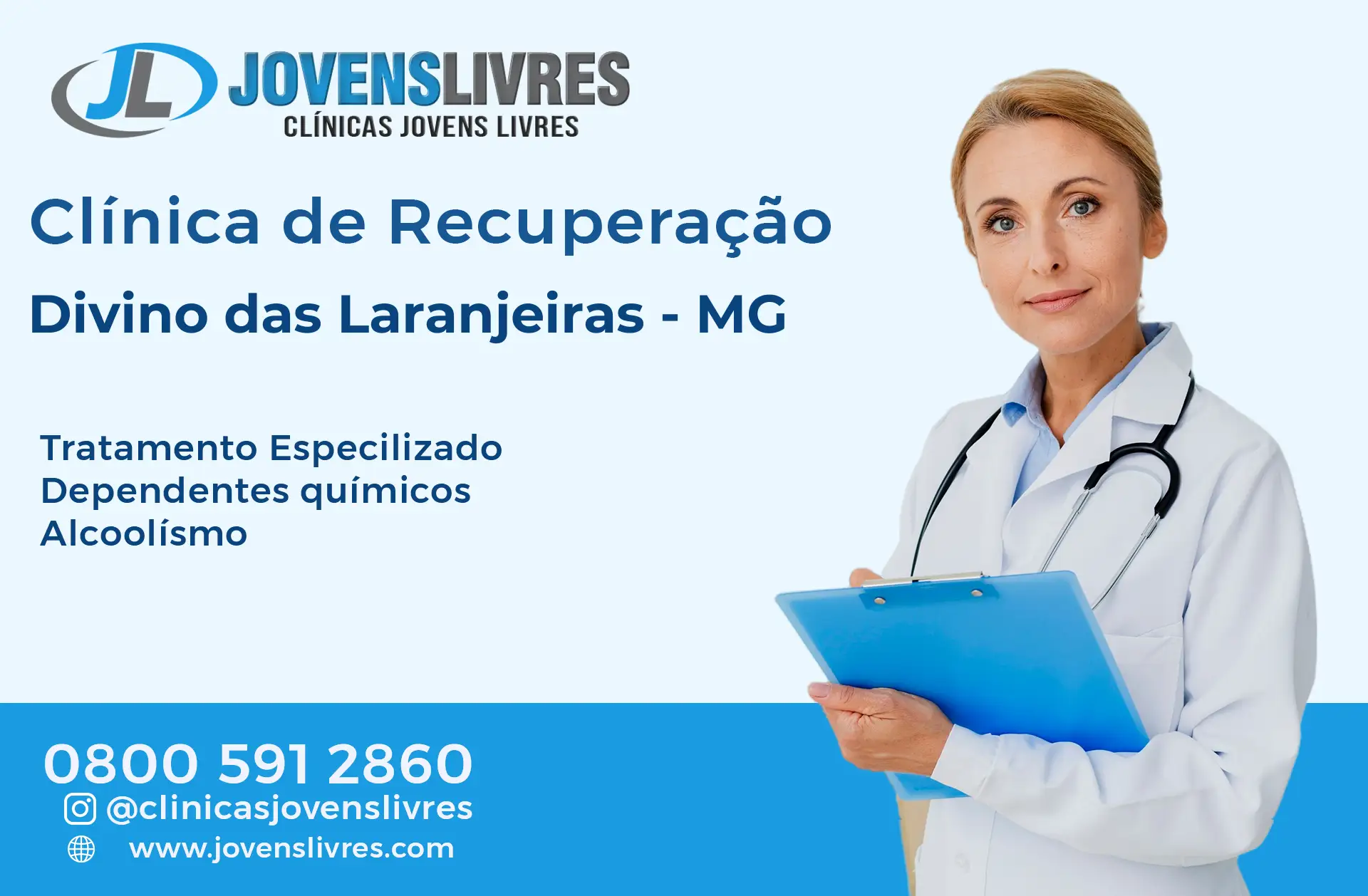 Clínica de Recuperação em Divino das Laranjeiras - MG