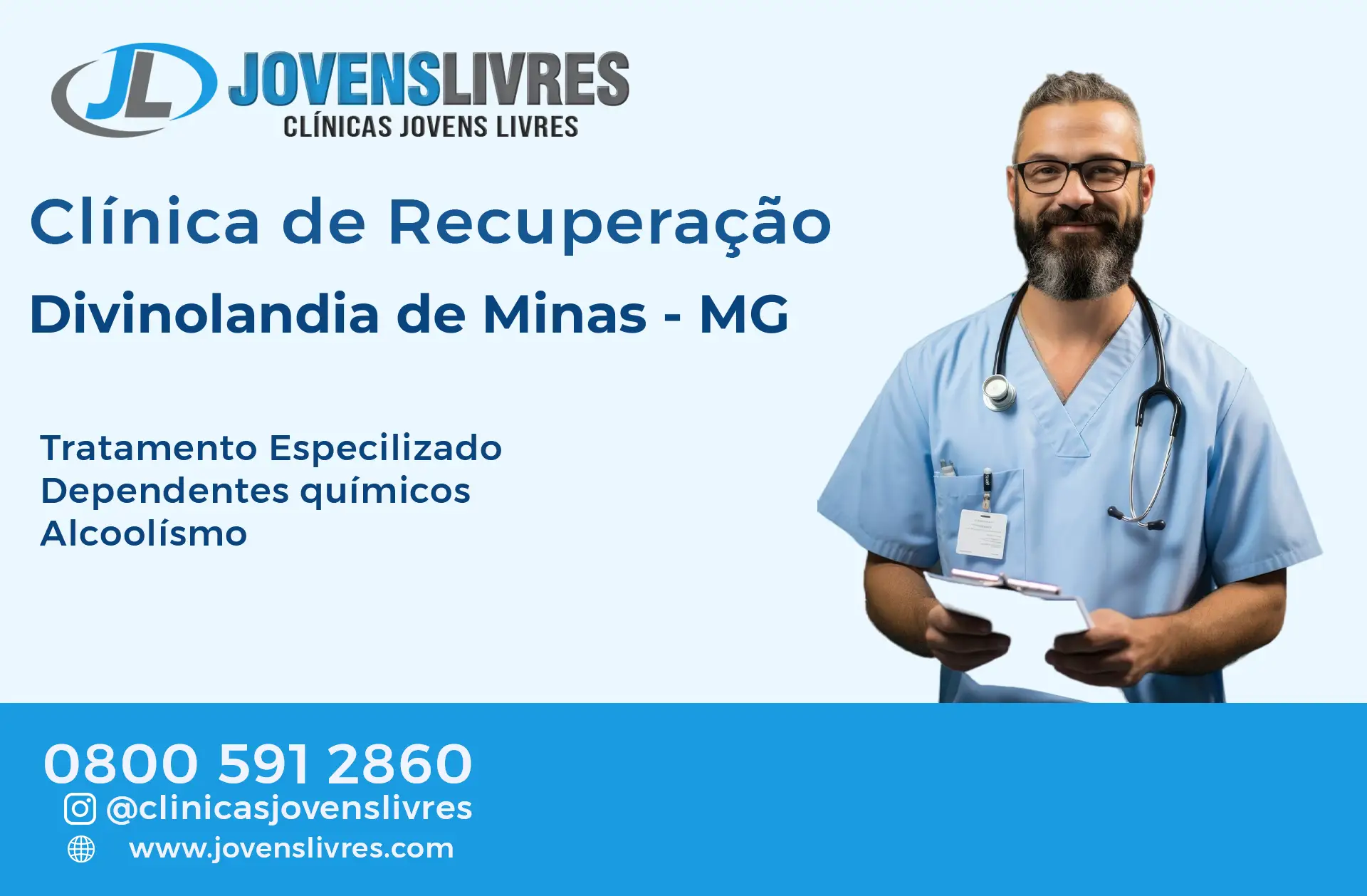 Clínica de Recuperação em Divinolândia de Minas - MG