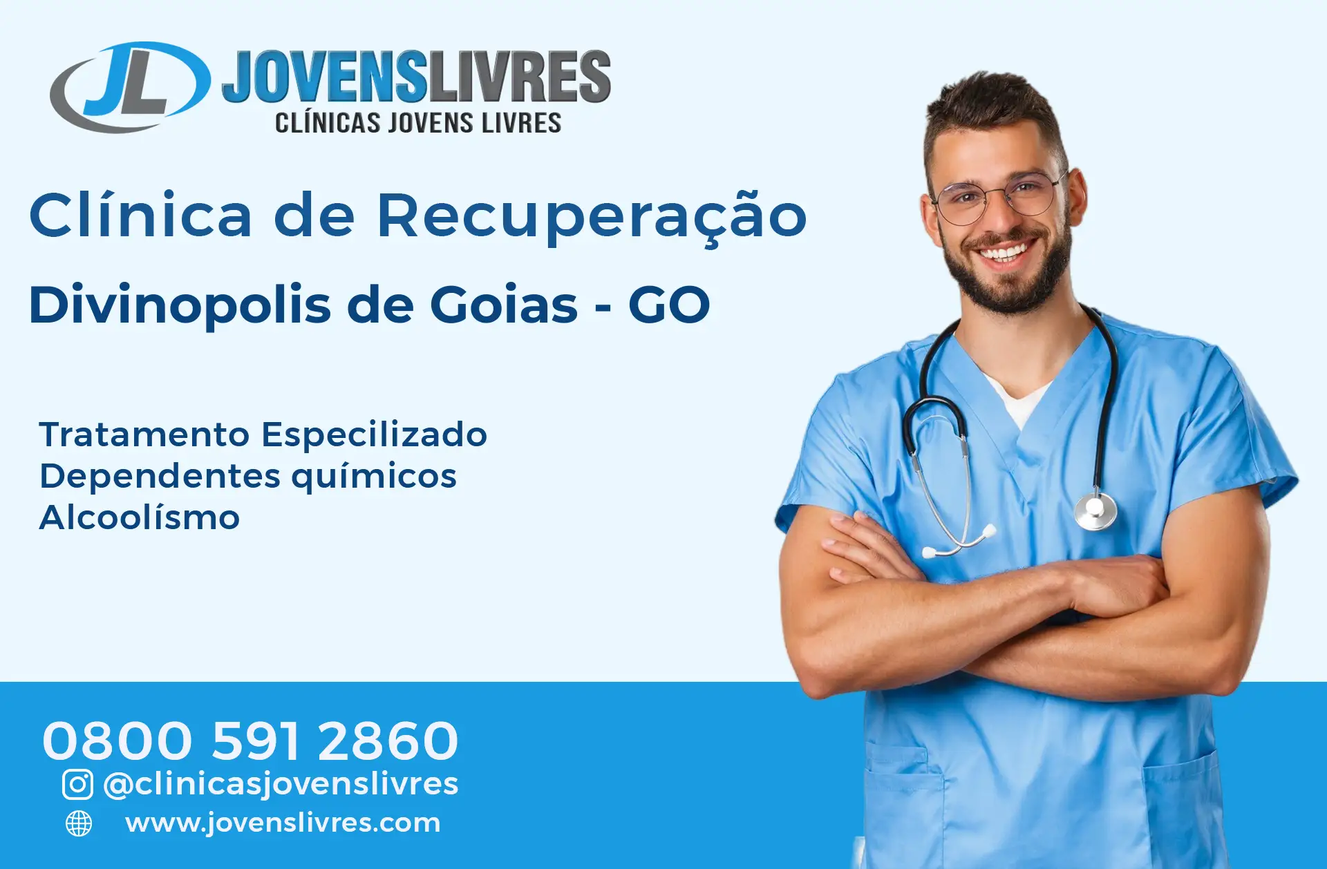 Clínica de Recuperação em Divinópolis de Goiás - GO