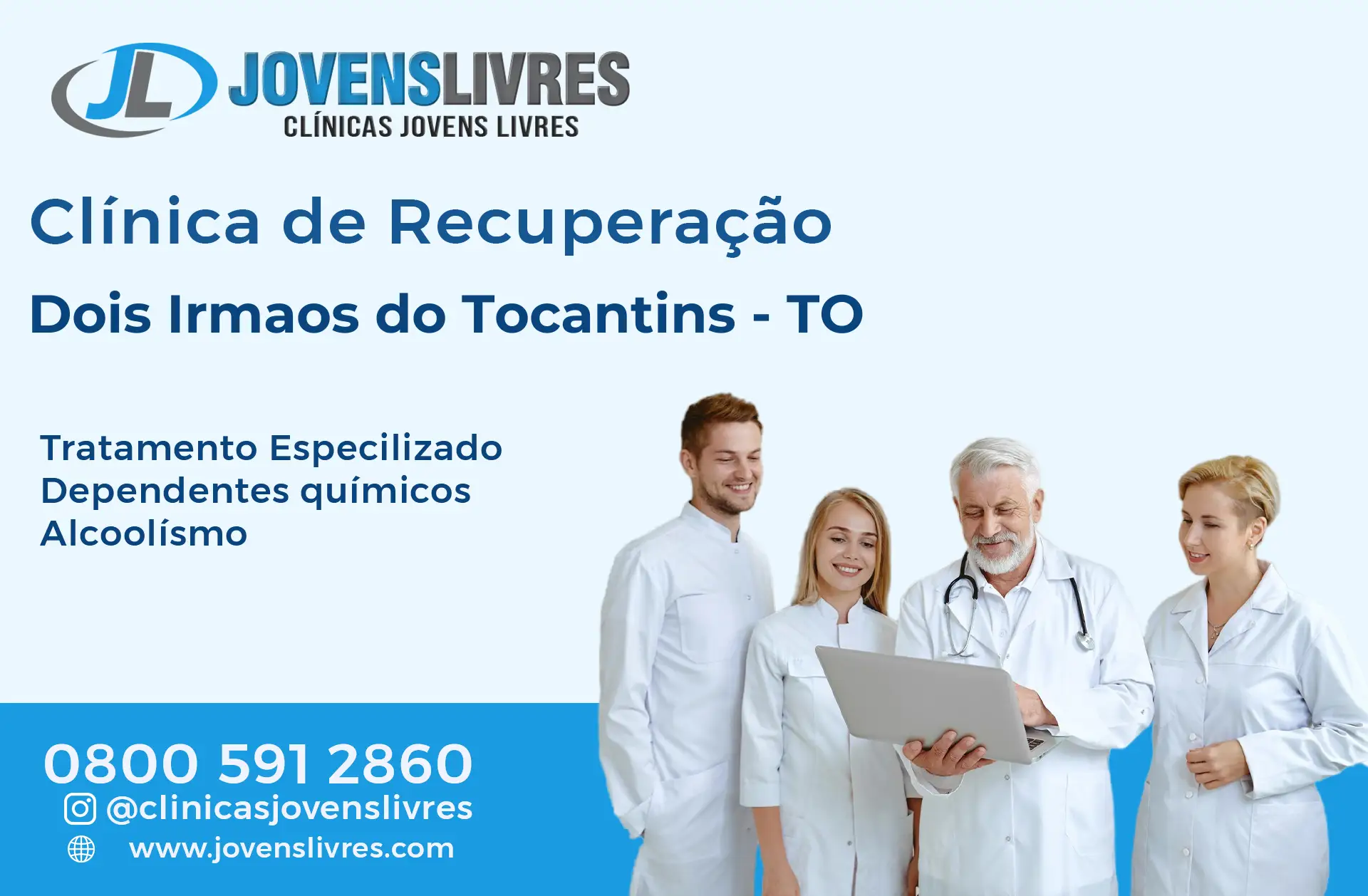 Clínica de Recuperação em Dois Irmãos do Tocantins - TO