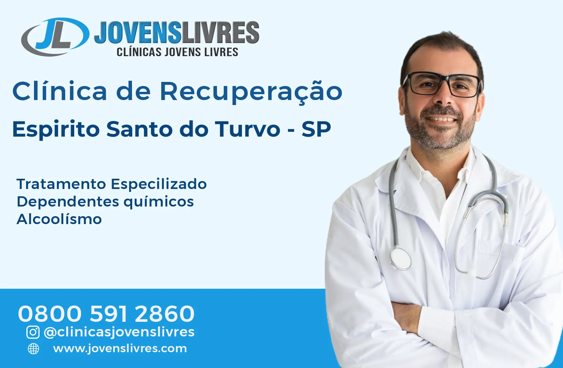 Clínica de Recuperação em Espírito Santo do Turvo - SP