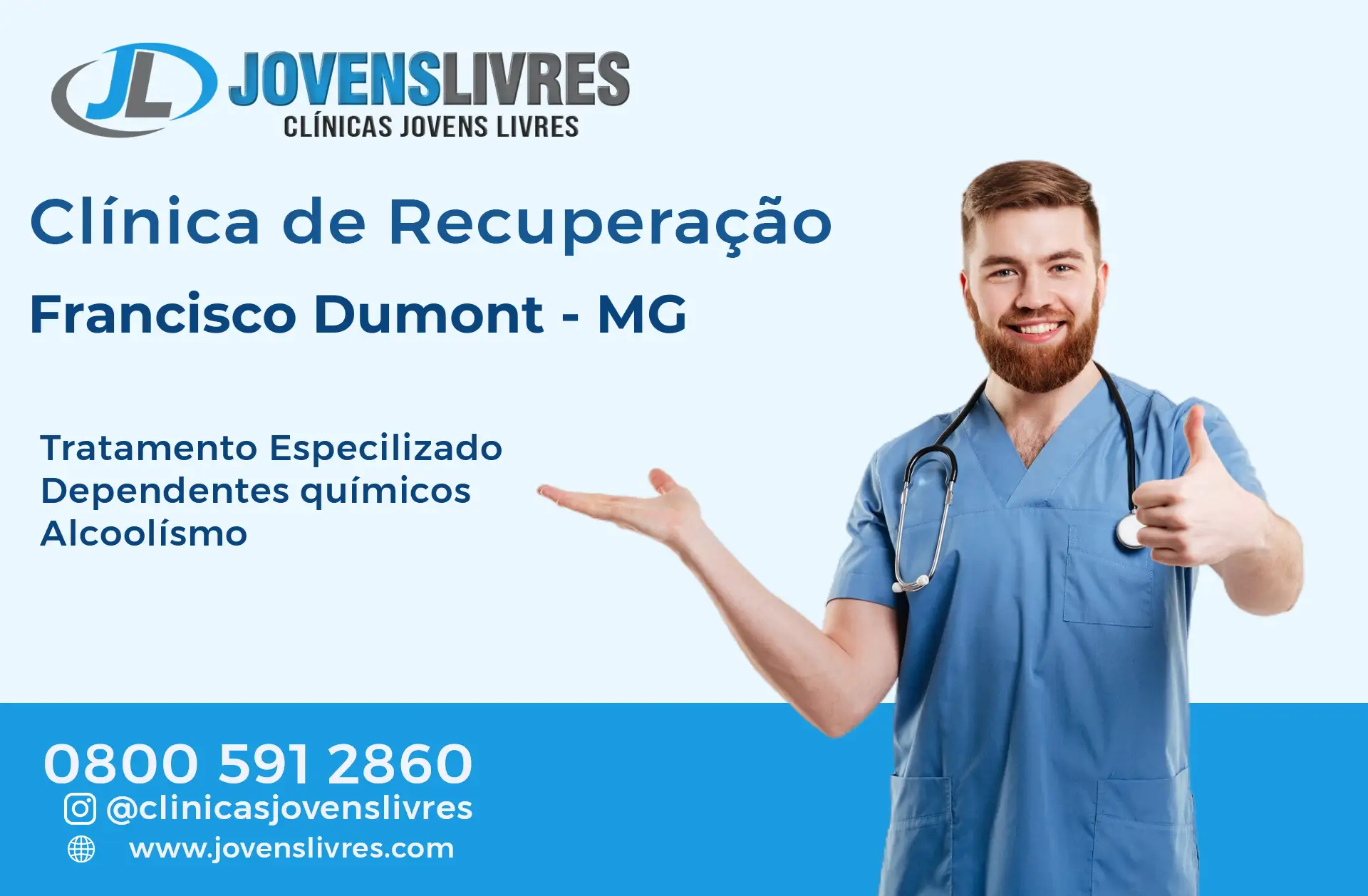 Clínica de Recuperação em Francisco Dumont - MG