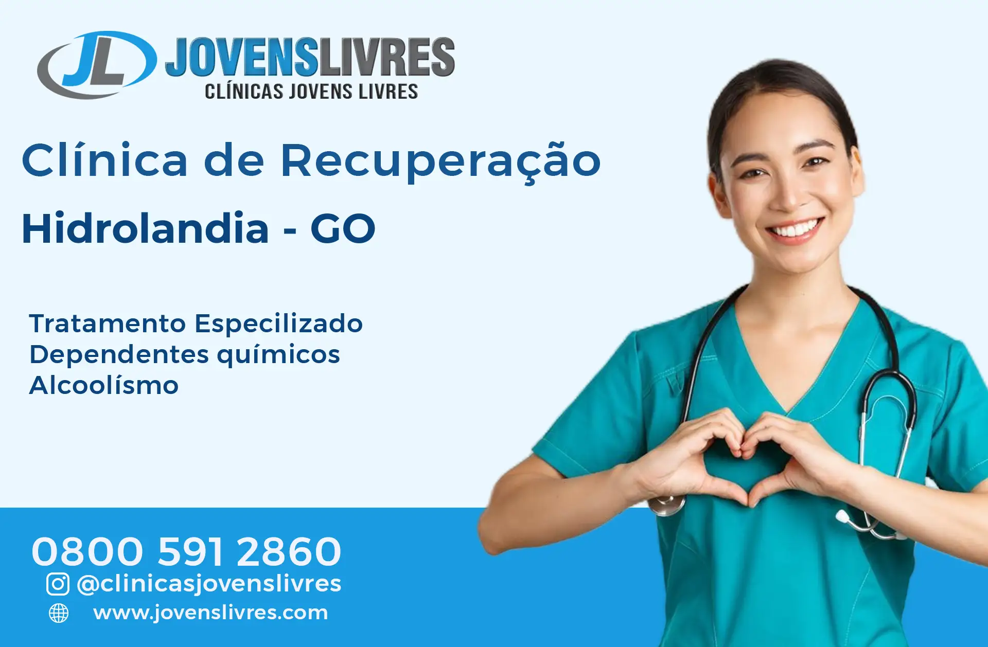 Clínica de Recuperação em Hidrolândia - GO