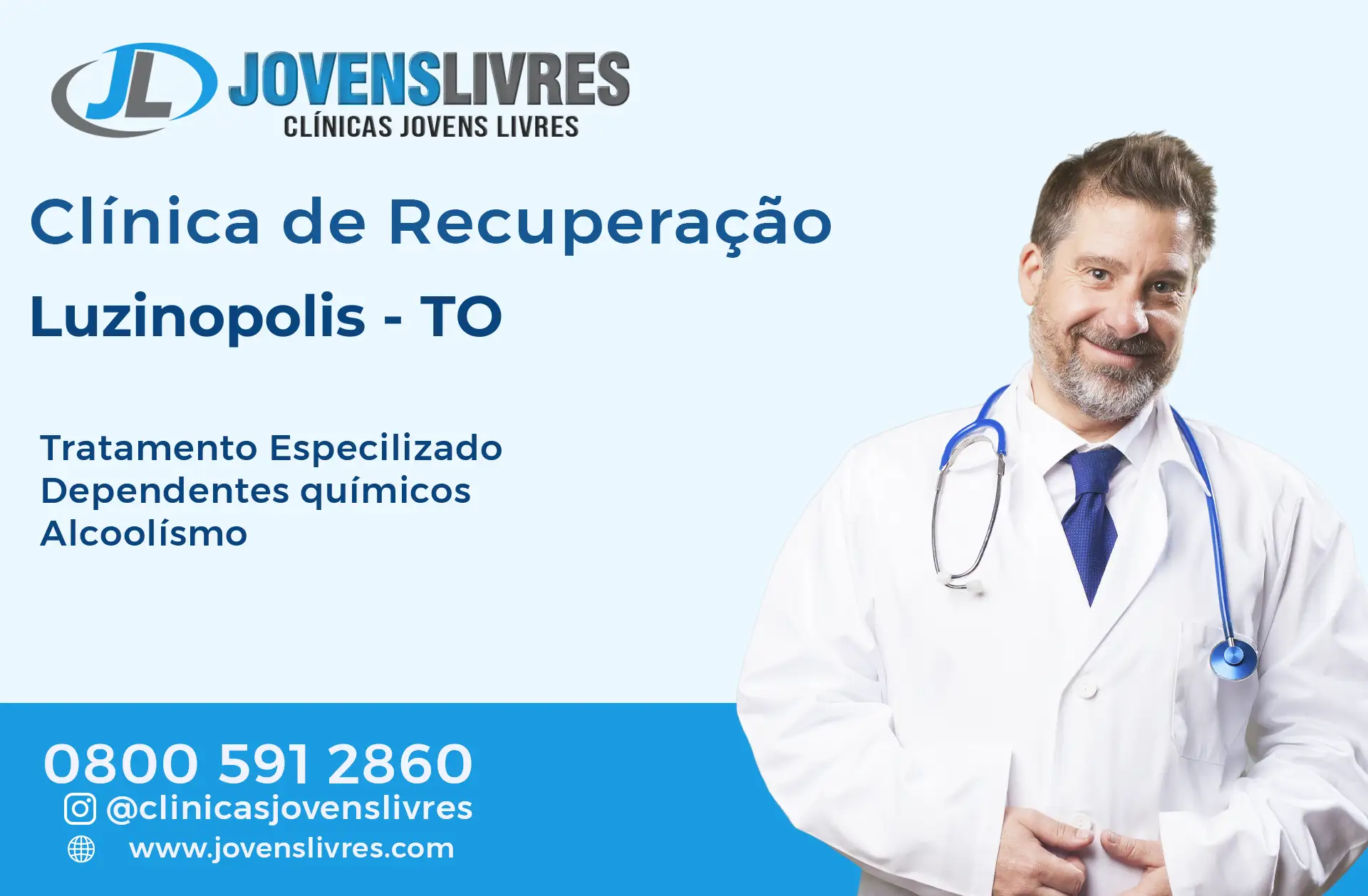 Clínica de Recuperação em Luzinópolis - TO