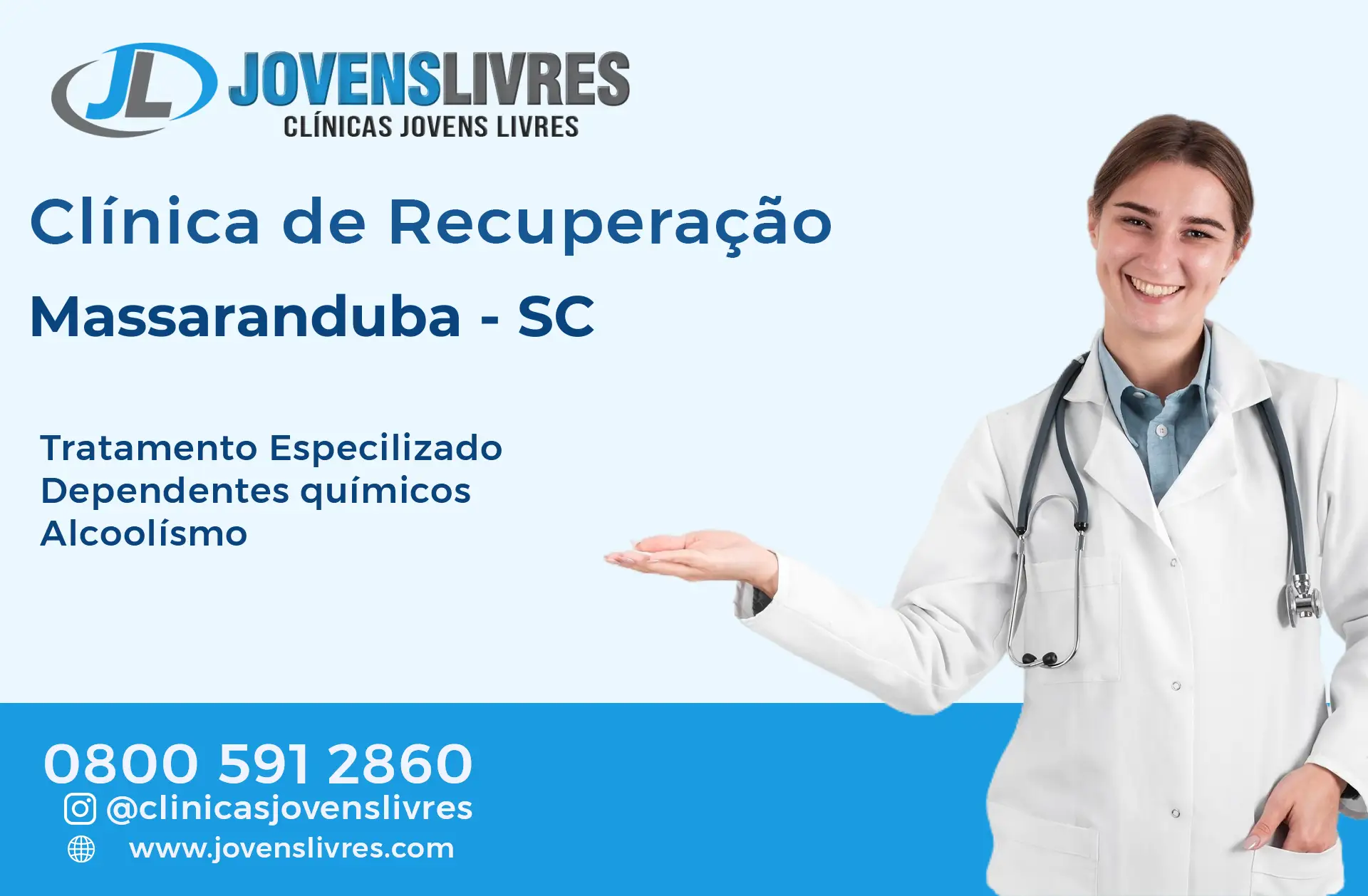 Clínica de Recuperação em Massaranduba - SC