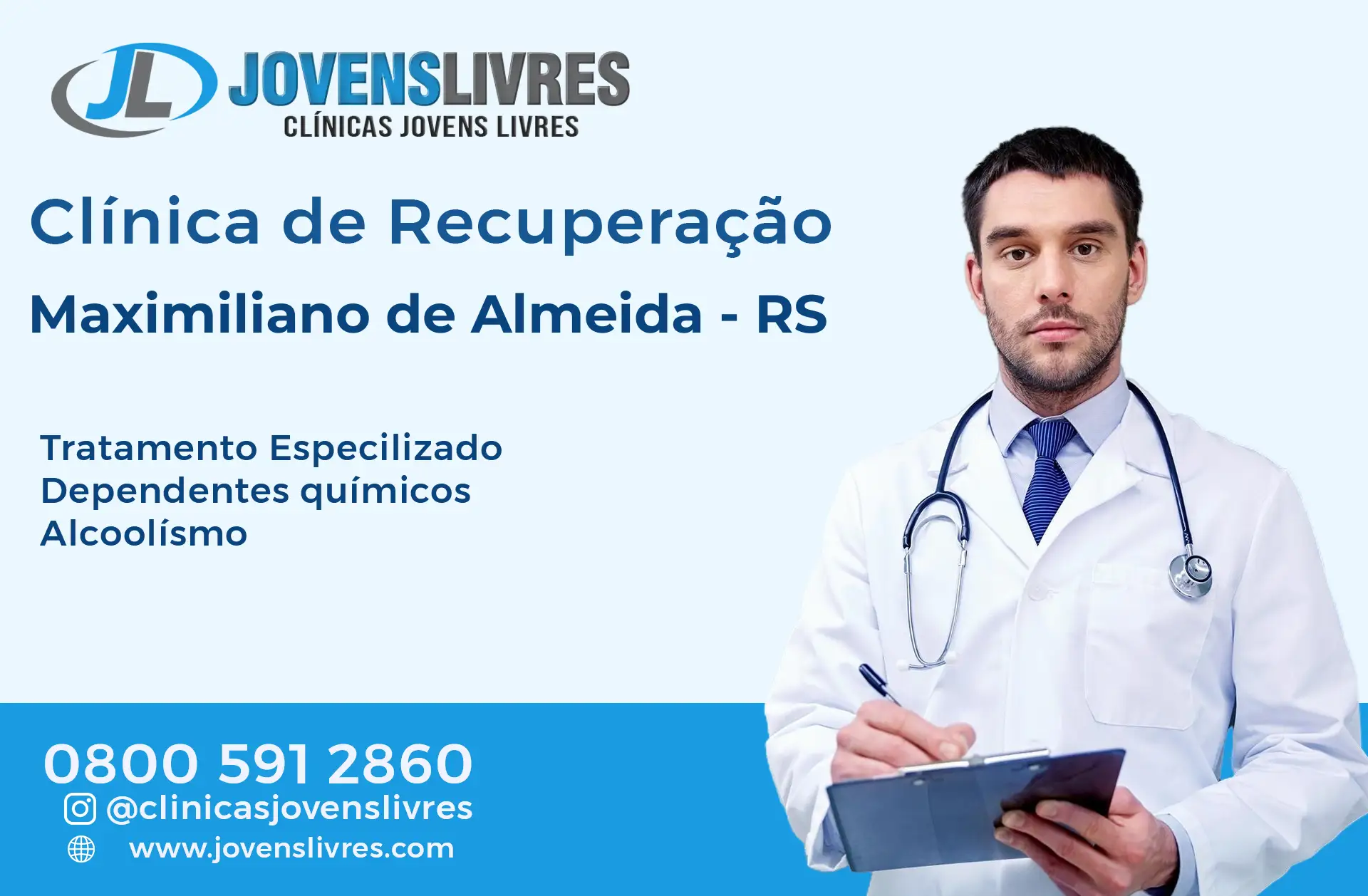 Clínica de Recuperação em Maximiliano de Almeida - RS