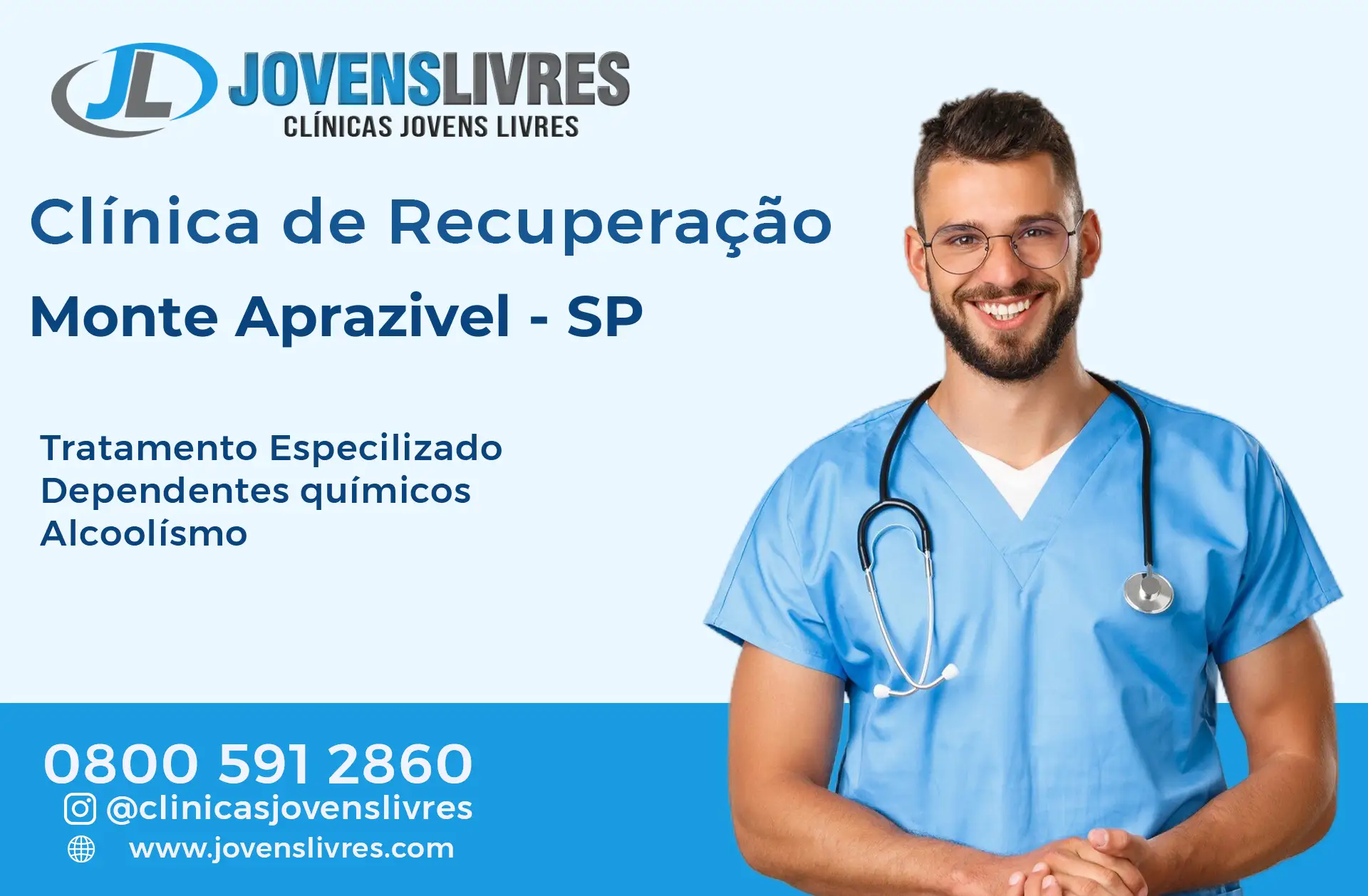 Clínica de Recuperação em Monte Aprazível - SP