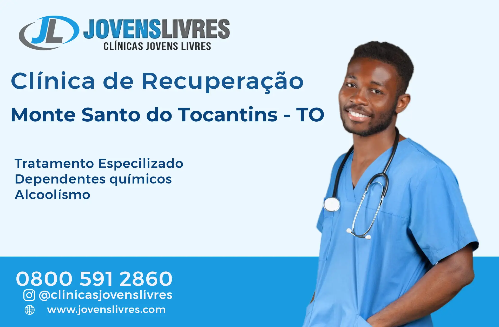 Clínica de Recuperação em Monte Santo do Tocantins - TO