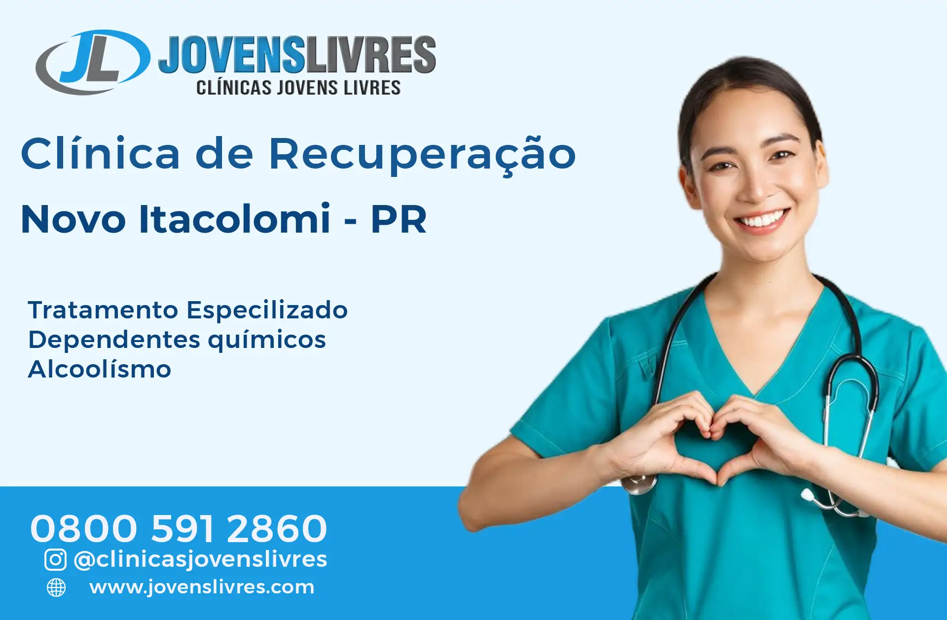 Clínica de Recuperação em Novo Itacolomi - PR