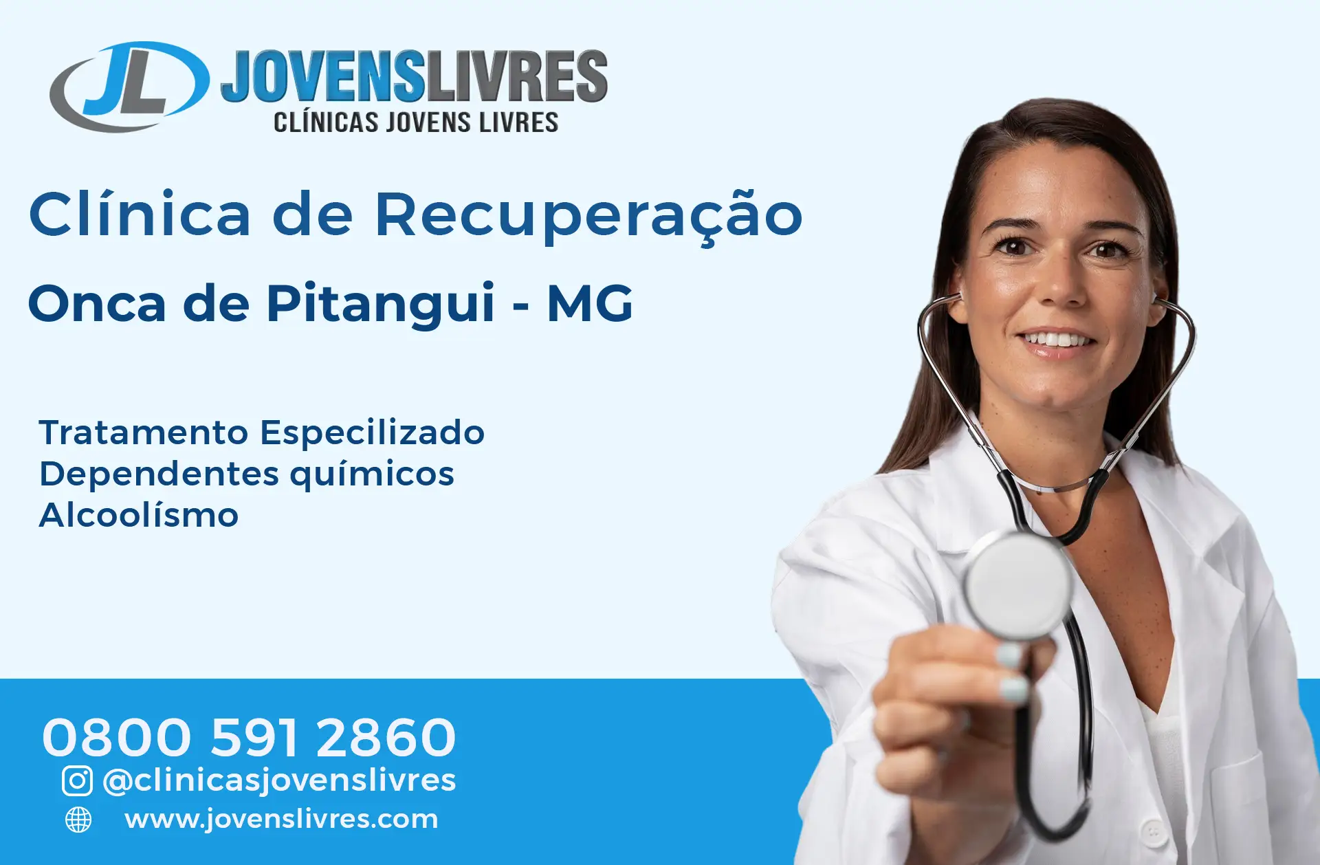 Clínica de Recuperação em Onça de Pitangui - MG