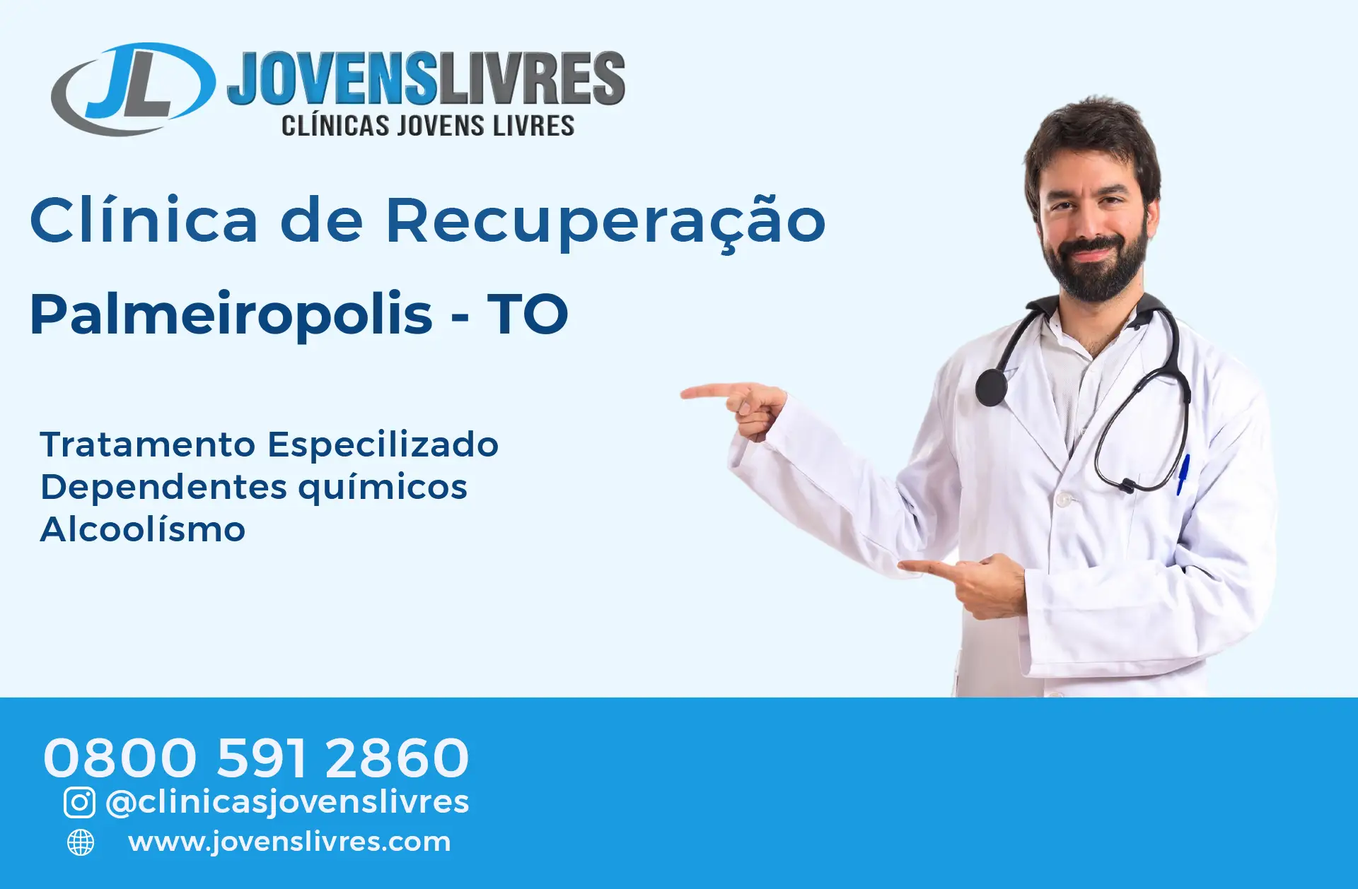 Clínica de Recuperação em Palmeirópolis - TO