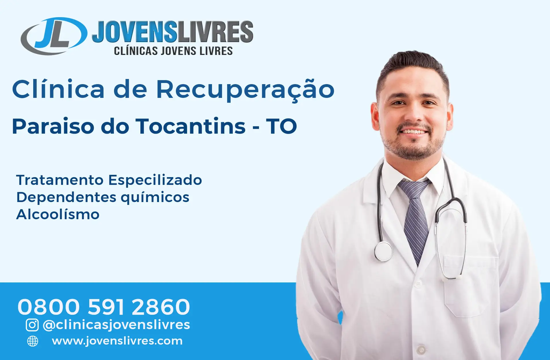 Clínica de Recuperação em Paraíso do Tocantins - TO