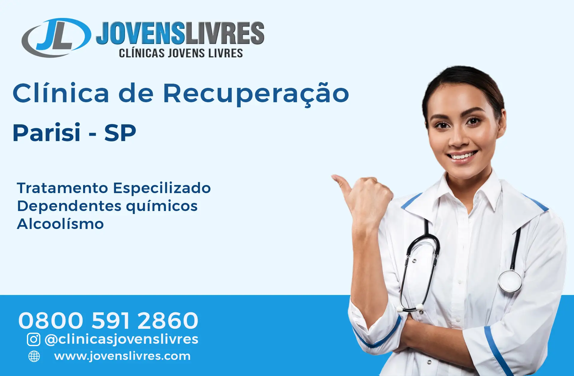 Clínica de Recuperação em Parisi - SP