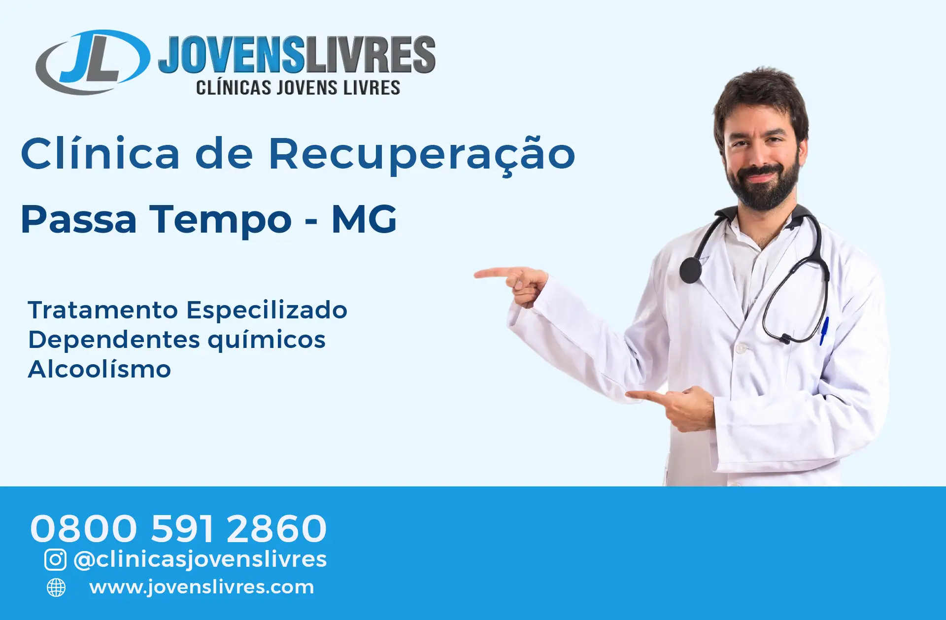 Clínica de Recuperação em Passa Tempo - MG