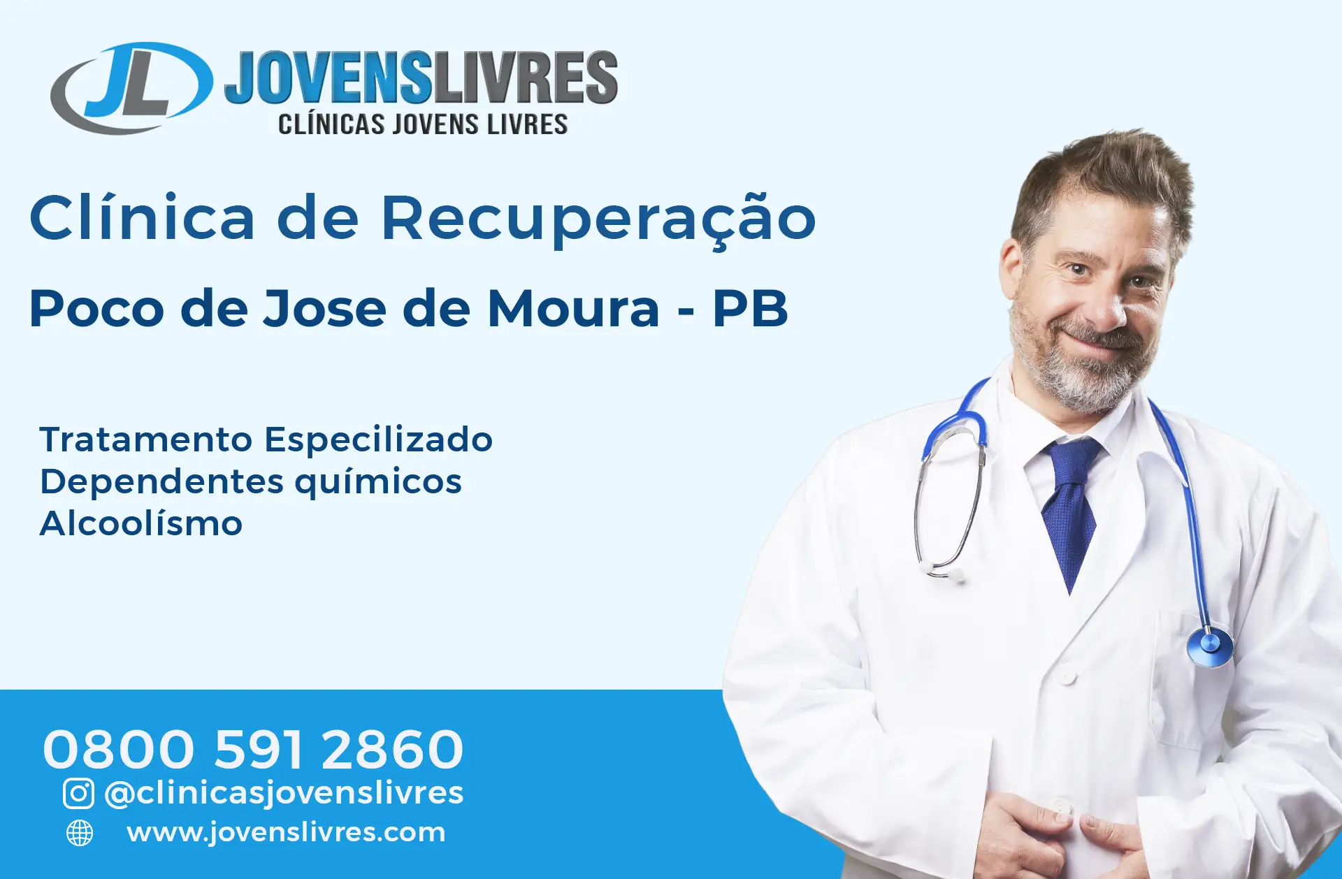 Clínica de Recuperação em Poço de José de Moura - PB