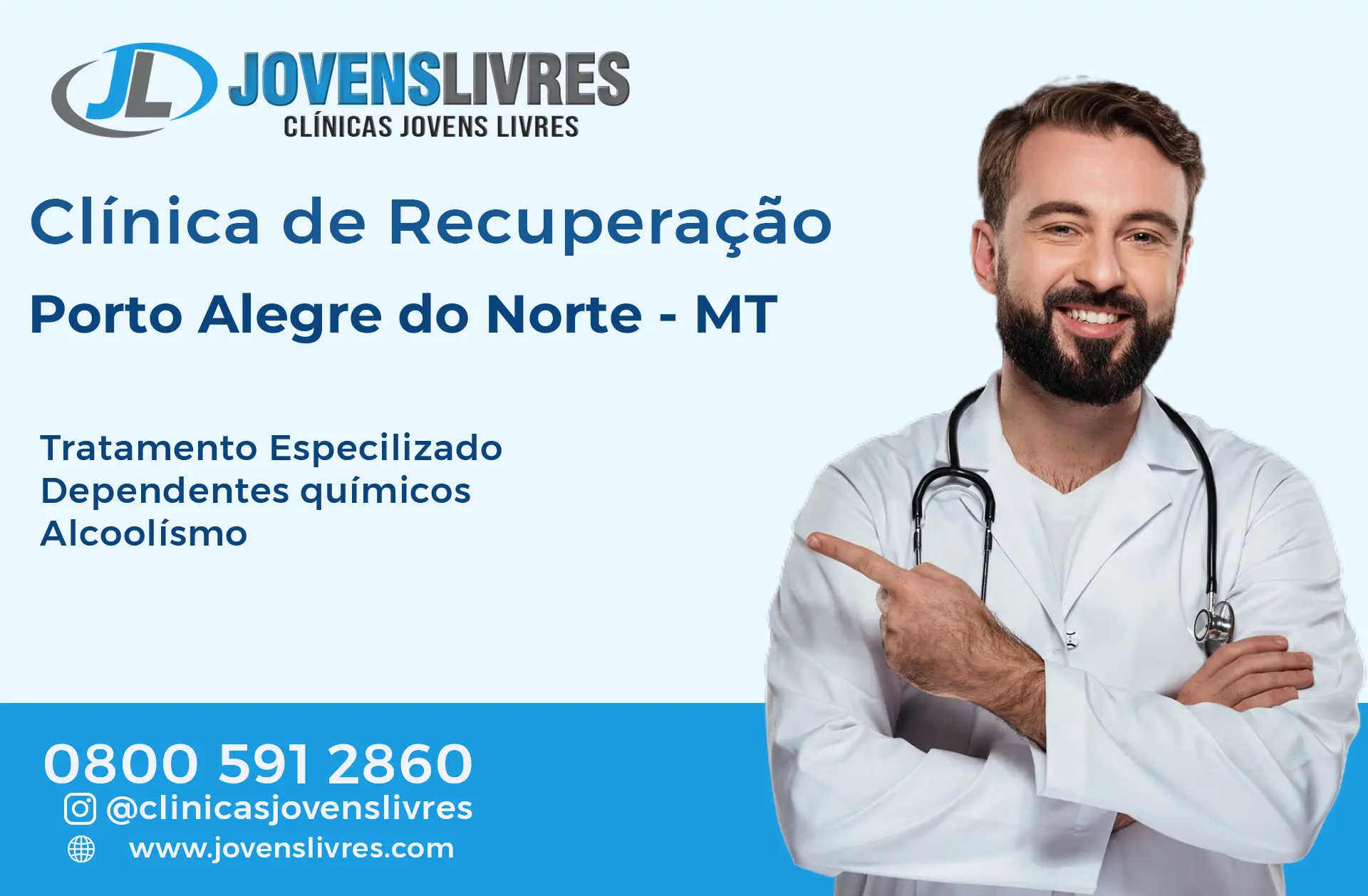 Clínica de Recuperação em Porto Alegre do Norte - MT