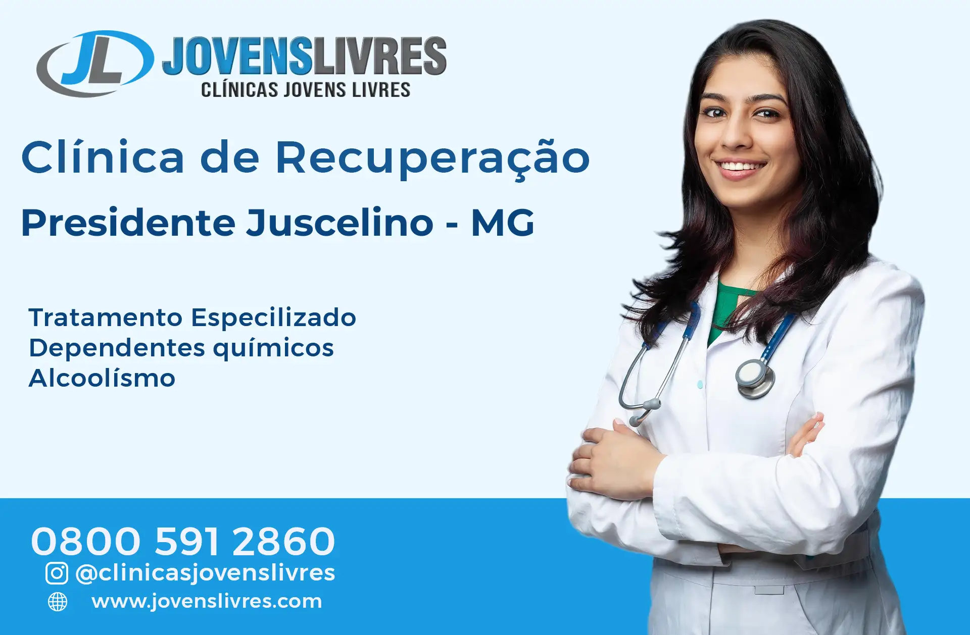 Clínica de Recuperação em Presidente Juscelino - MG