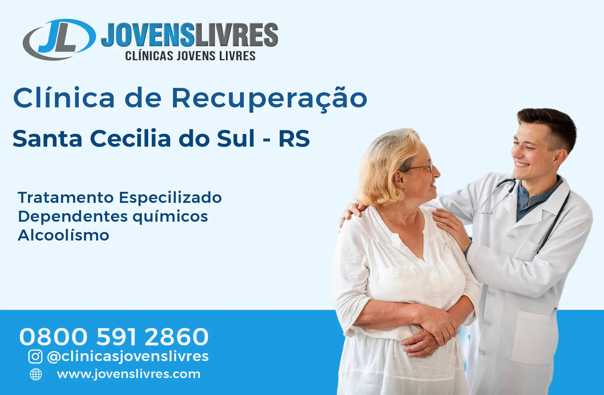 Clínica de Recuperação em Santa Cecília do Sul - RS