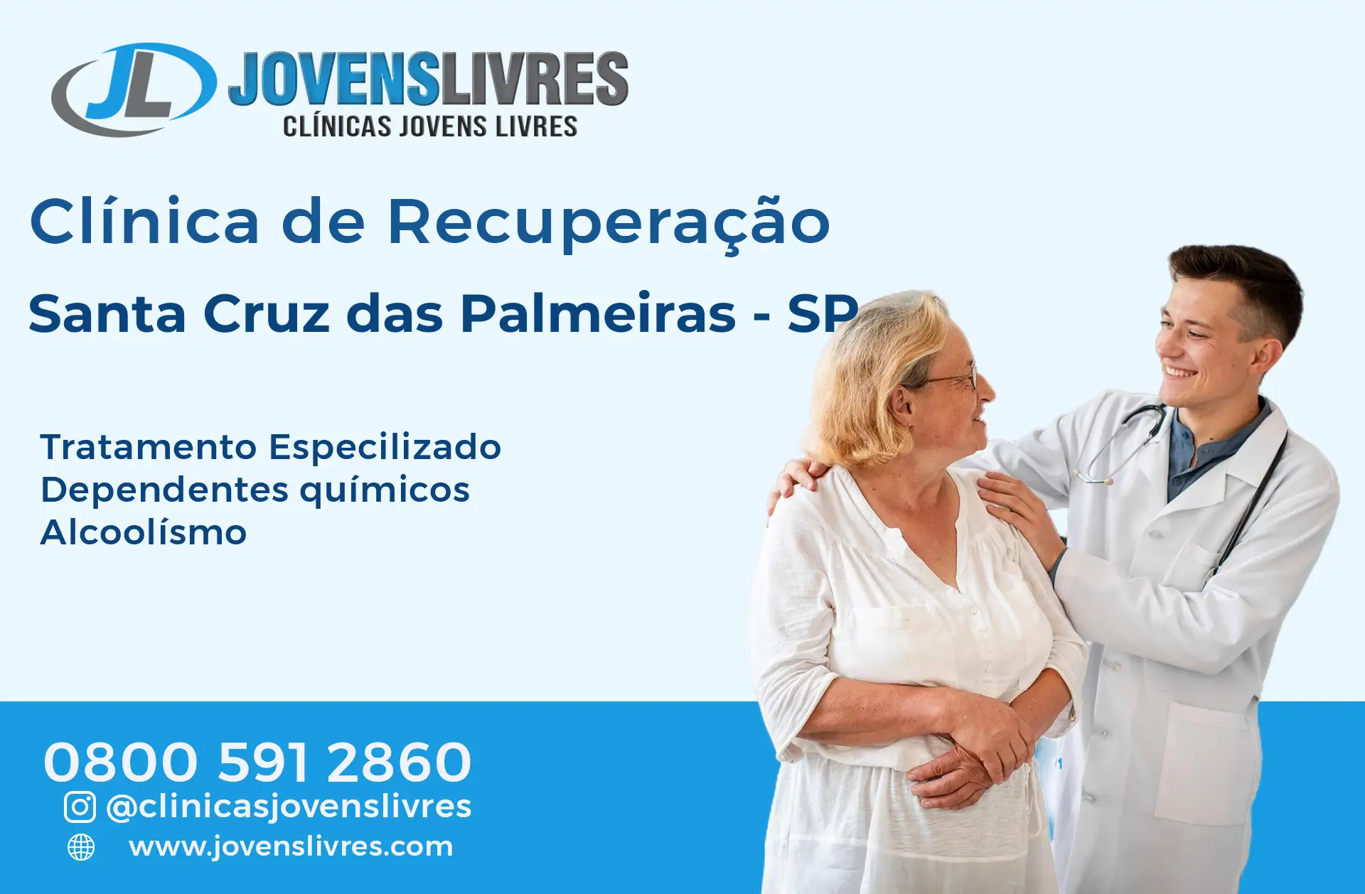 Clínica de Recuperação em Santa Cruz das Palmeiras - SP