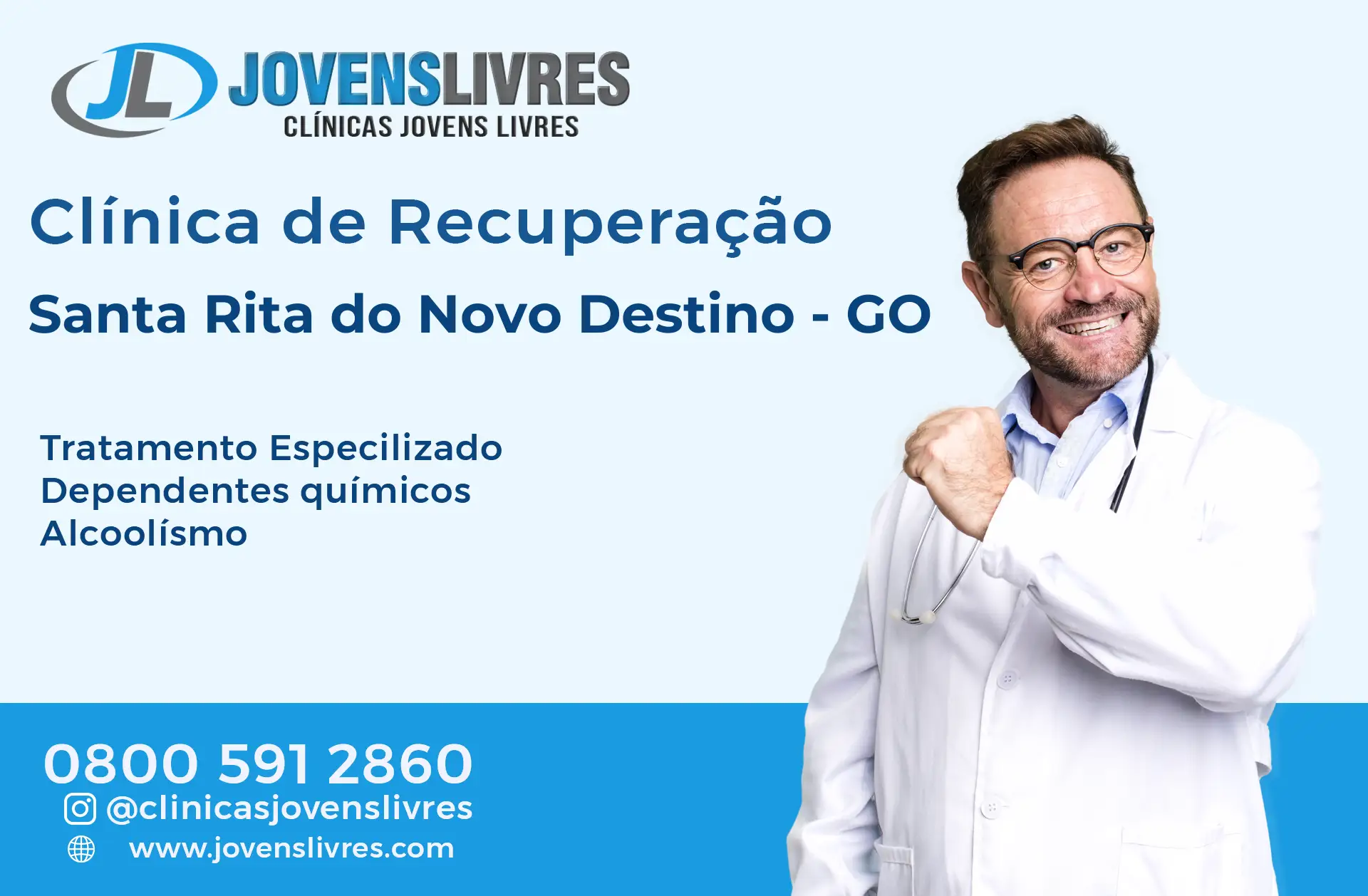 Clínica de Recuperação em Santa Rita do Novo Destino - GO