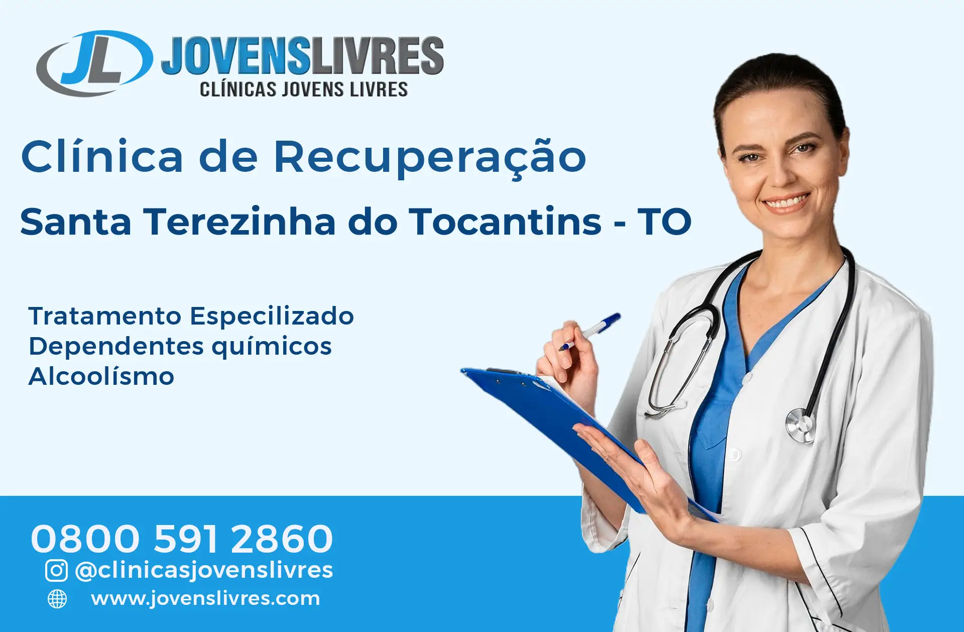 Clínica de Recuperação em Santa Terezinha do Tocantins - TO