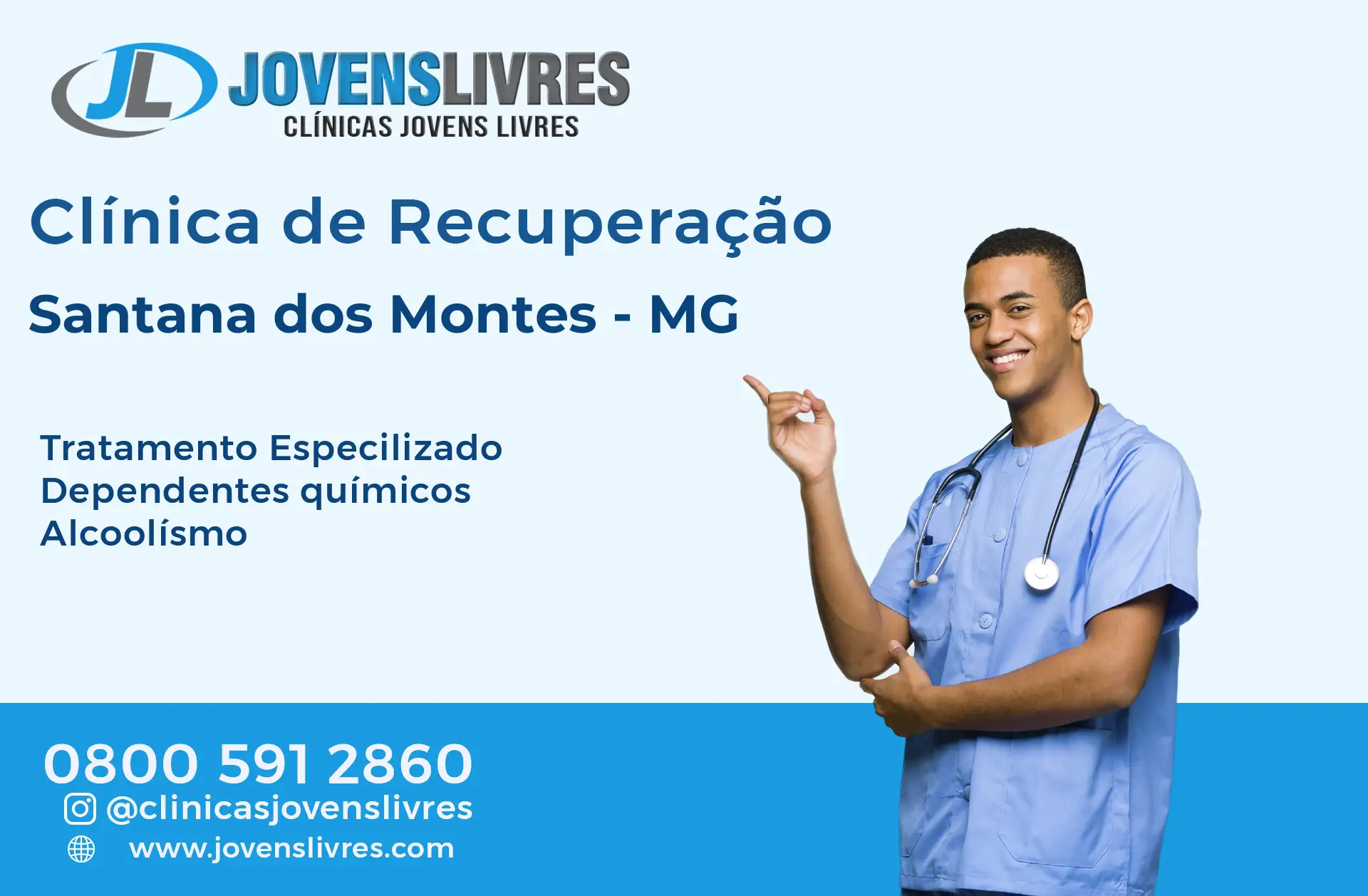 Clínica de Recuperação em Santana dos Montes - MG