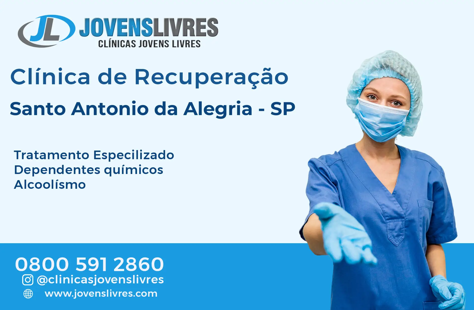 Clínica de Recuperação em Santo Antônio da Alegria - SP