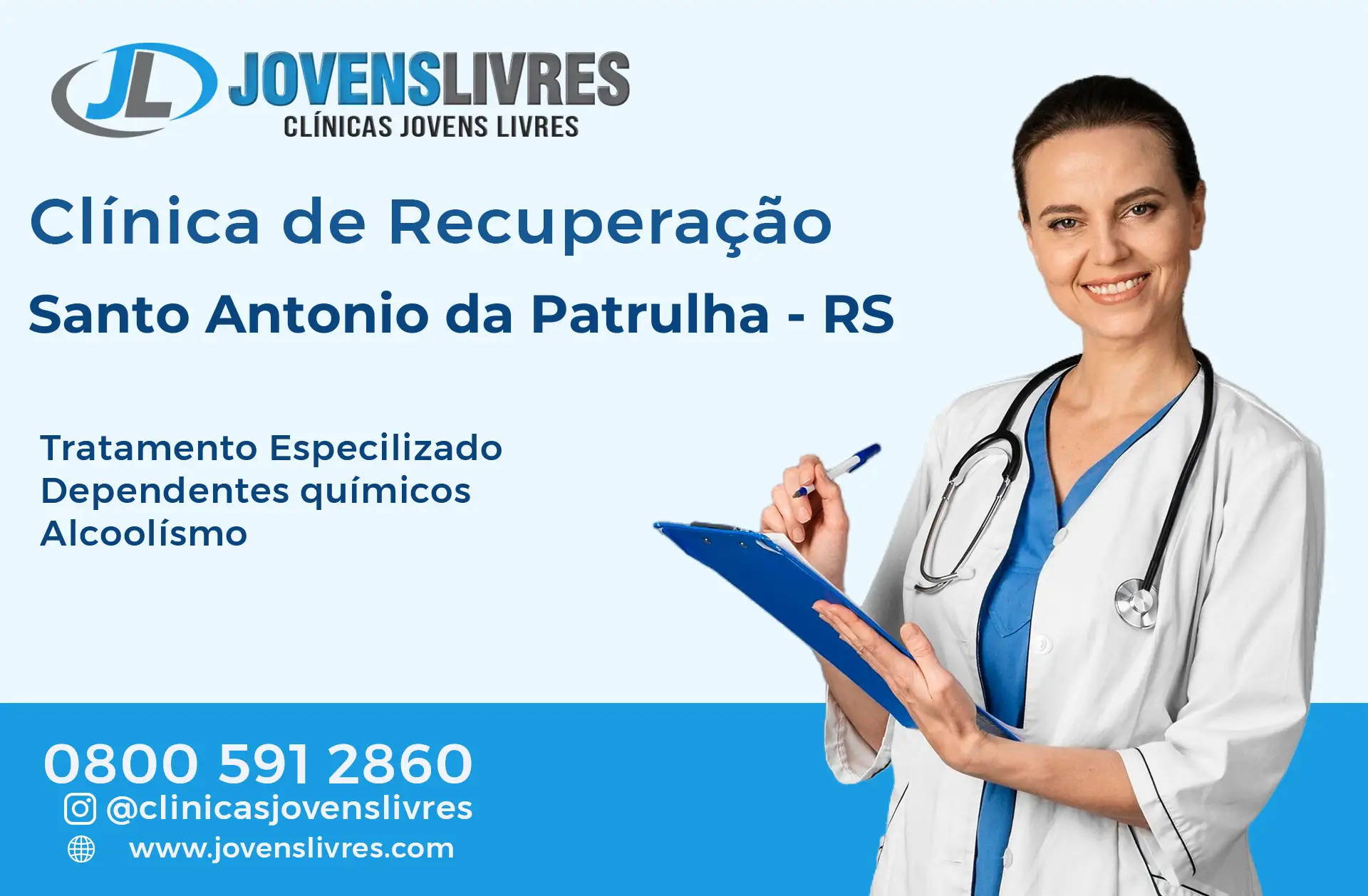 Clínica de Recuperação em Santo Antônio da Patrulha - RS