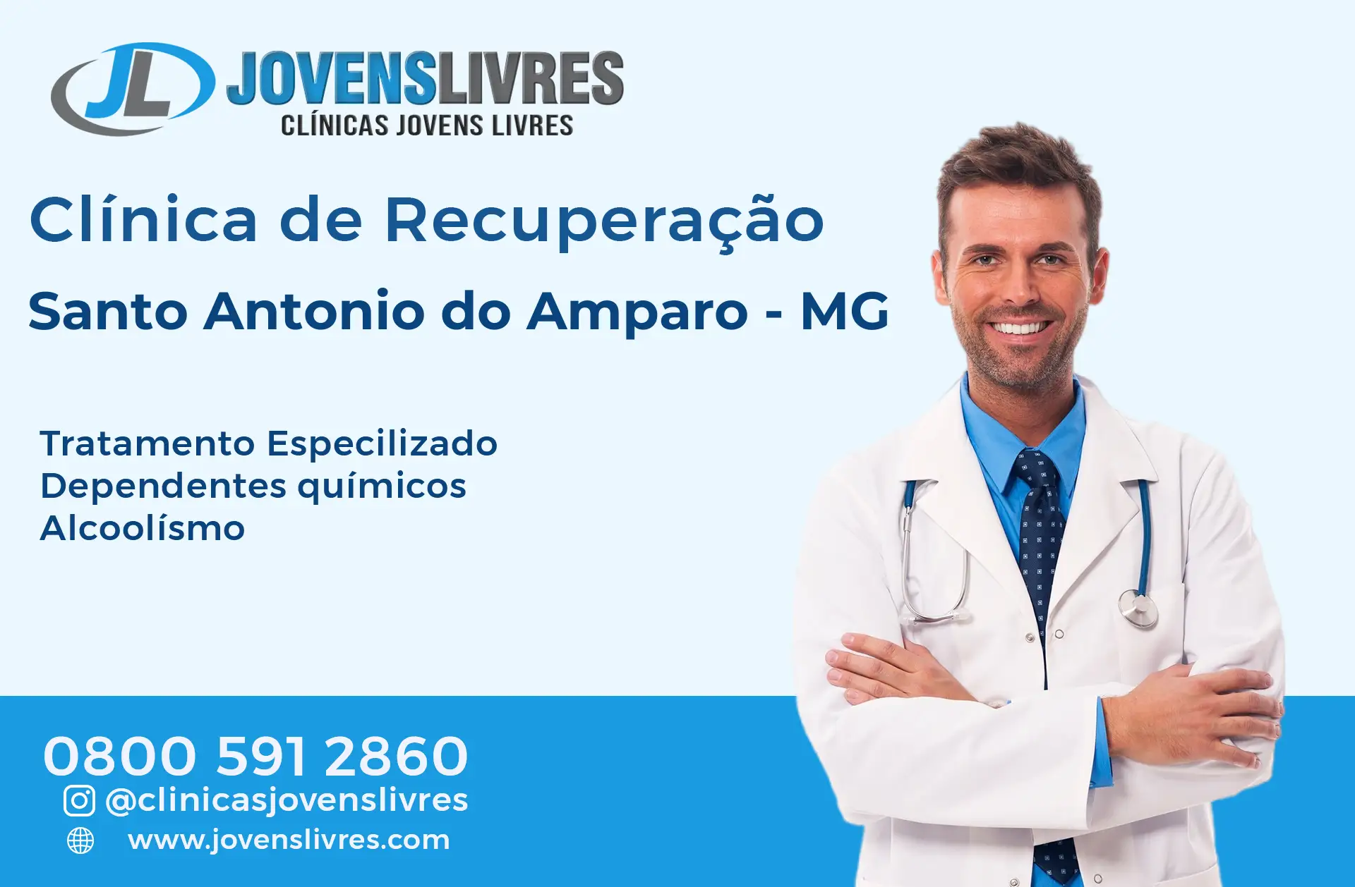 Clínica de Recuperação em Santo Antônio do Amparo - MG