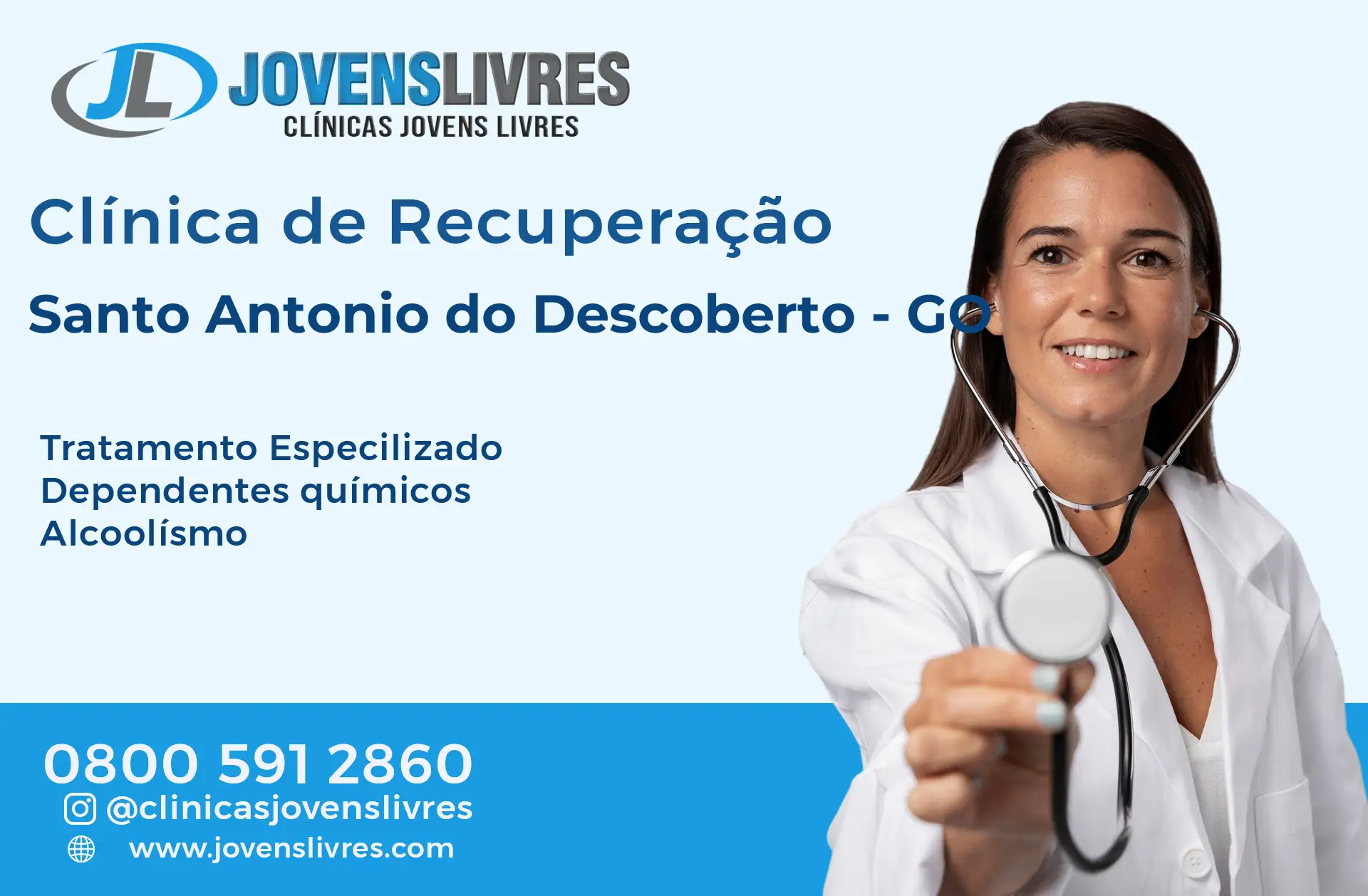 Clínica de Recuperação em Santo Antônio do Descoberto - GO