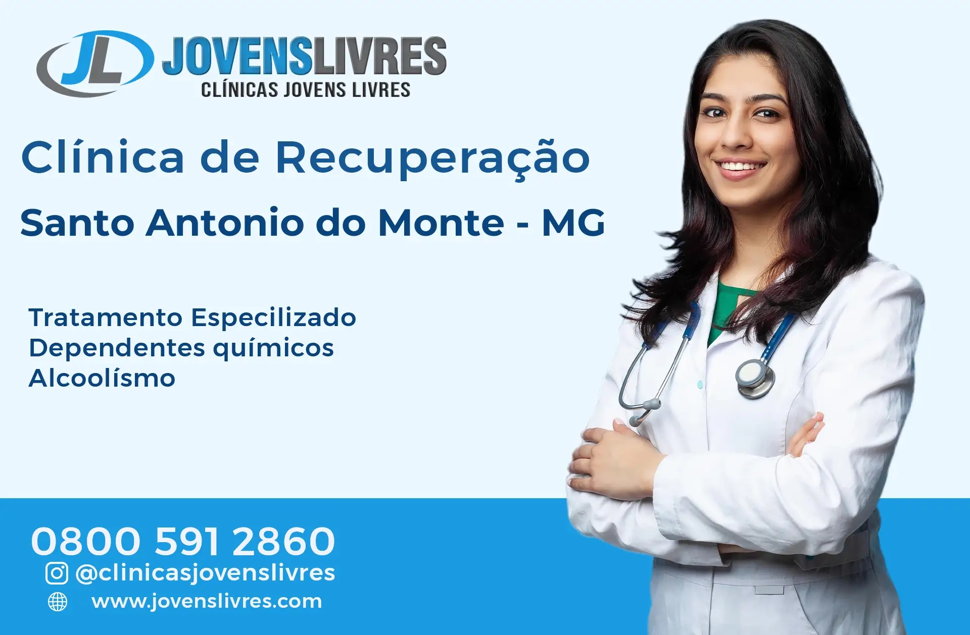 Clínica de Recuperação em Santo Antônio do Monte - MG