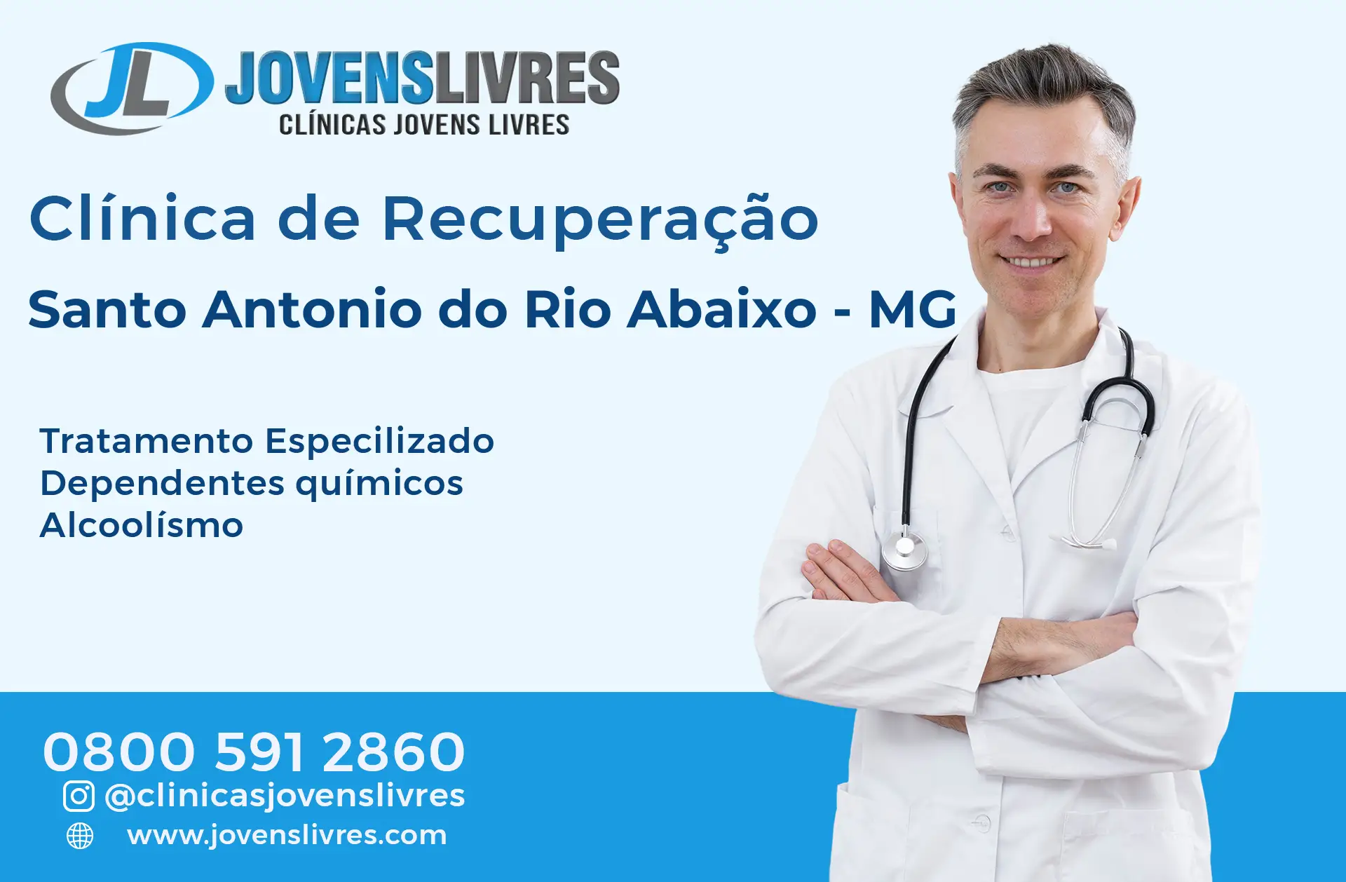 Clínica de Recuperação em Santo Antônio do Rio Abaixo - MG