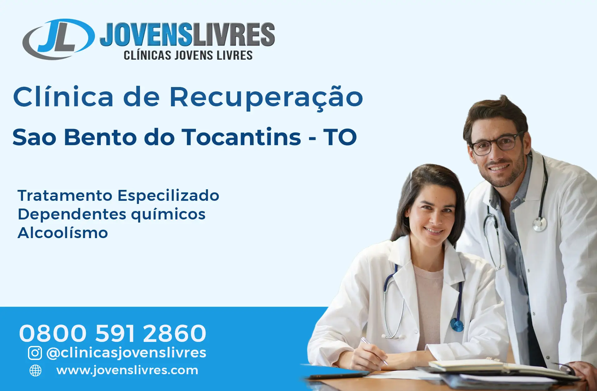 Clínica de Recuperação em São Bento do Tocantins - TO