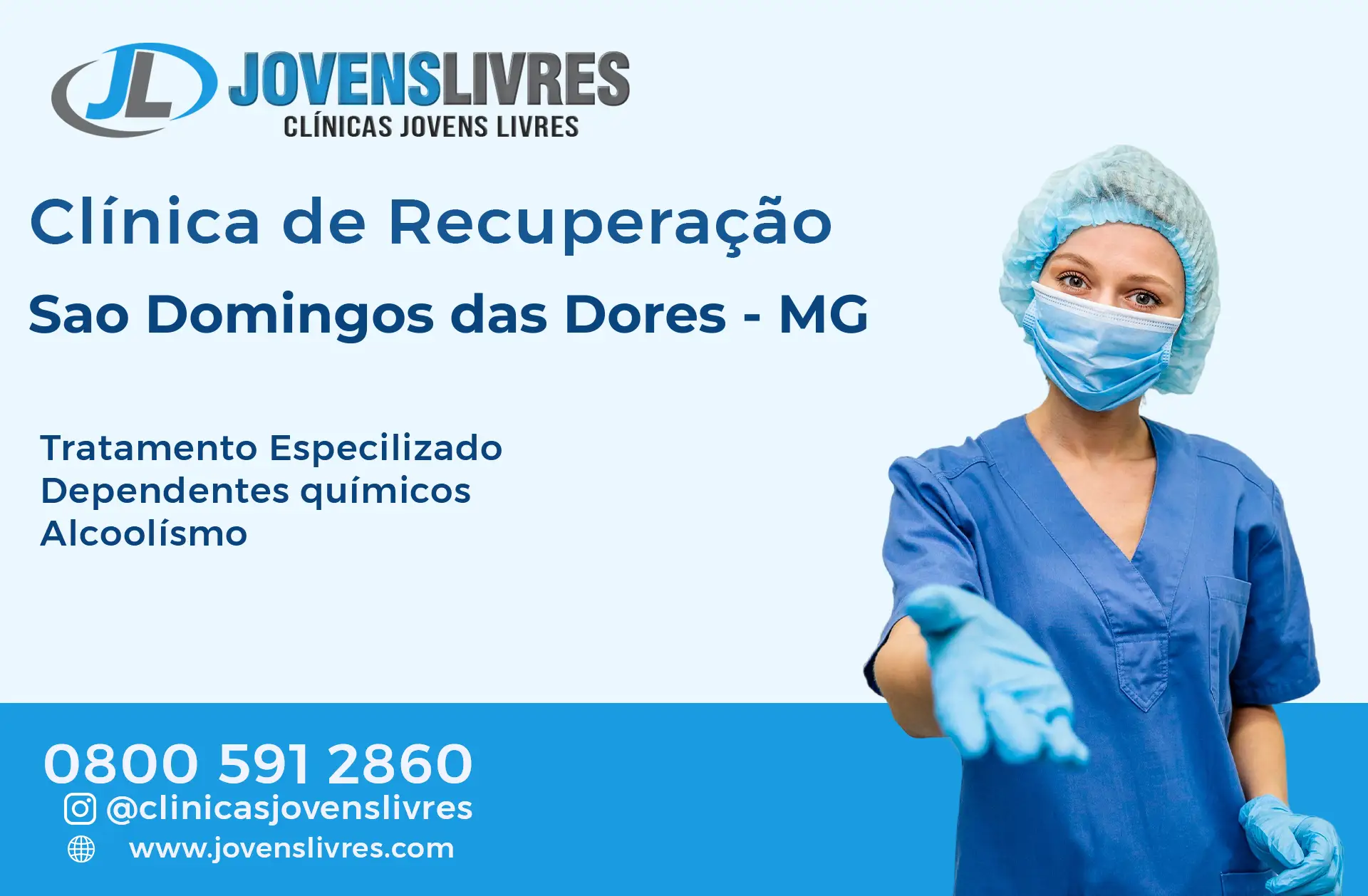 Clínica de Recuperação em São Domingos das Dores - MG