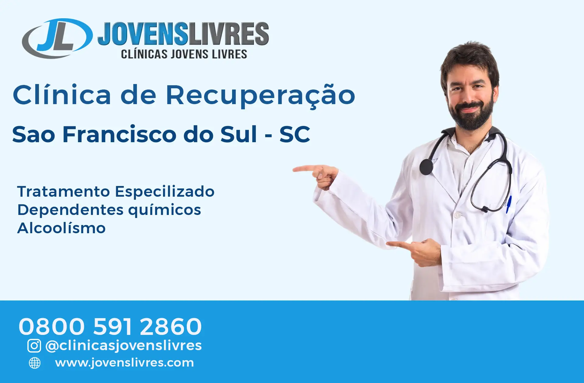 Clínica de Recuperação em São Francisco do Sul - SC