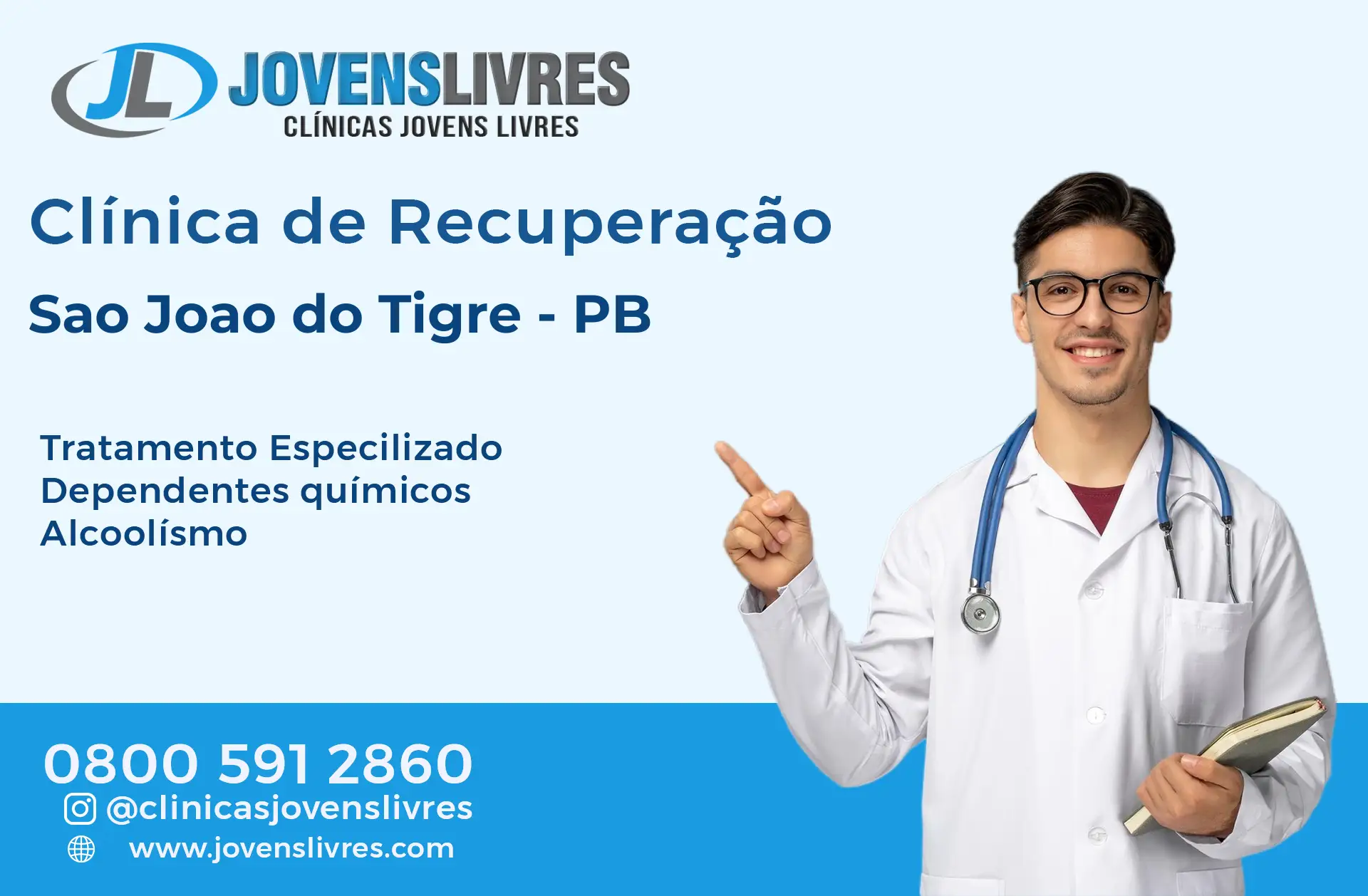 Clínica de Recuperação em São João do Tigre - PB