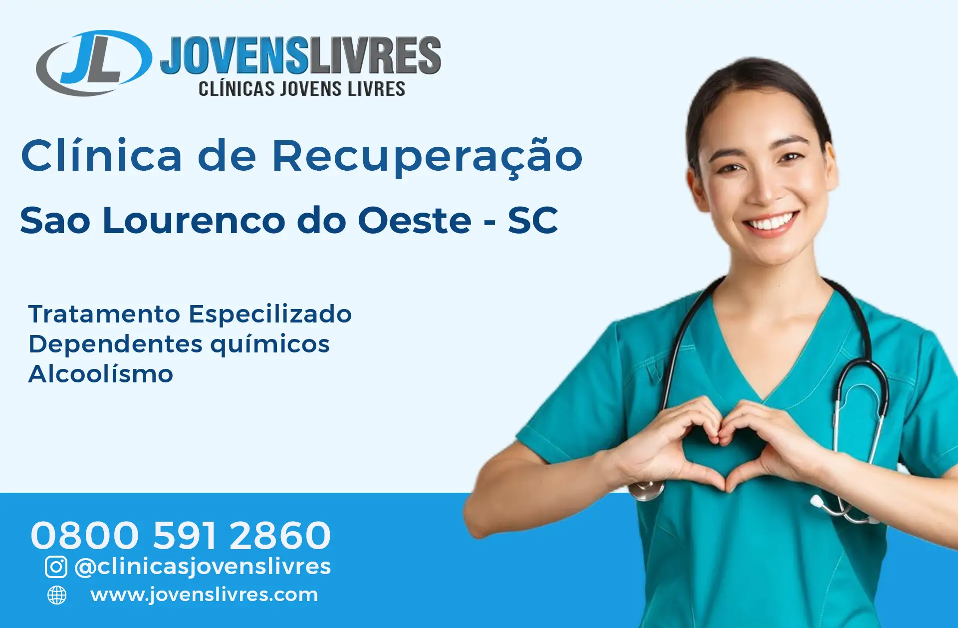 Clínica de Recuperação em São Lourenço do Oeste - SC