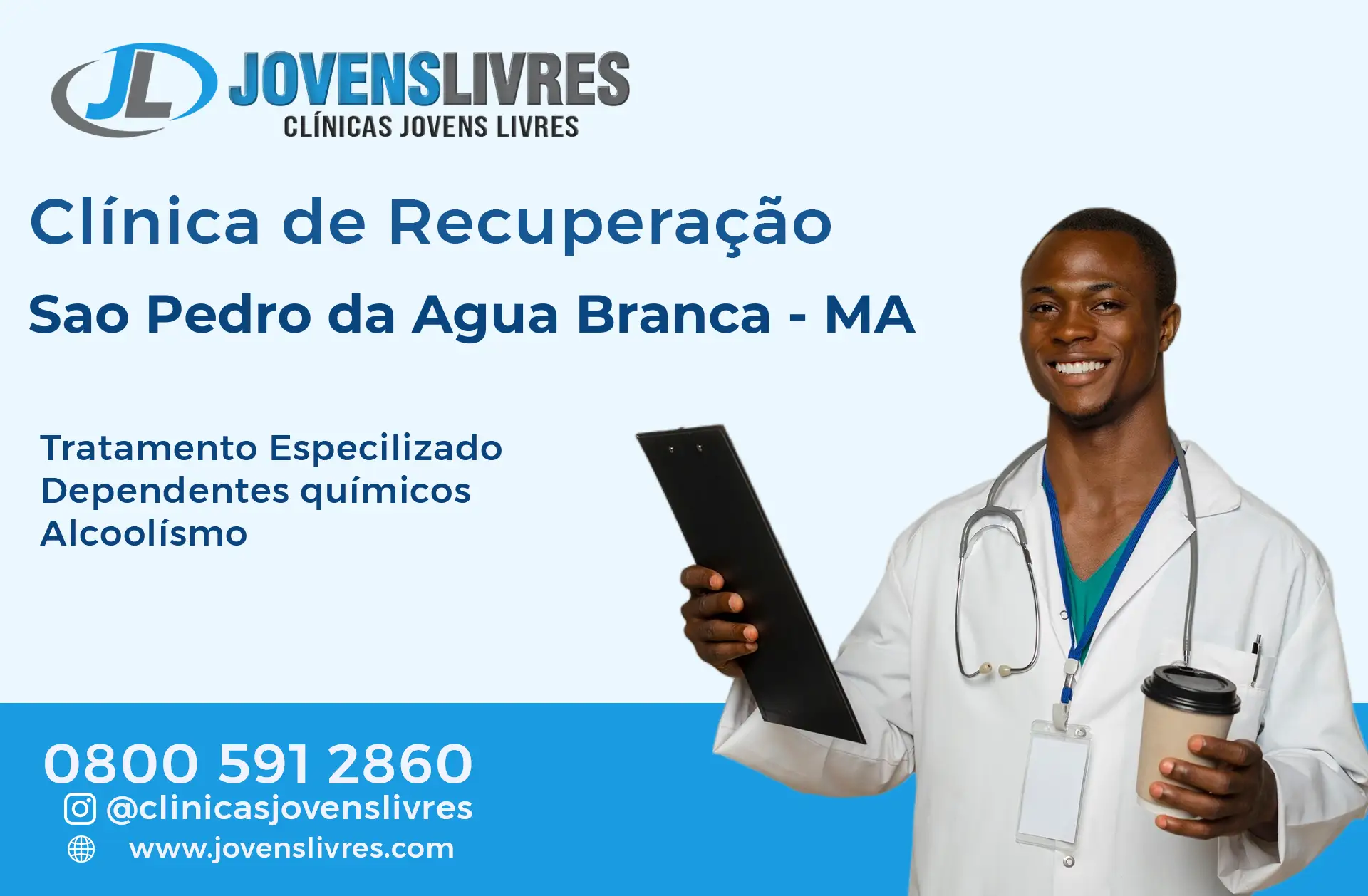 Clínica de Recuperação em São Pedro da Água Branca - MA