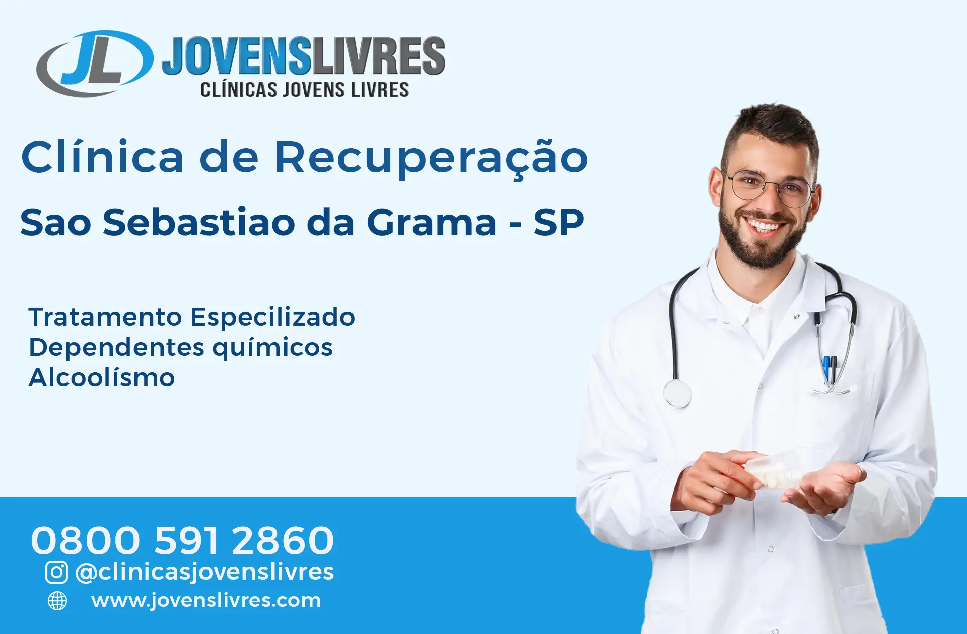 Clínica de Recuperação em São Sebastião da Grama - SP