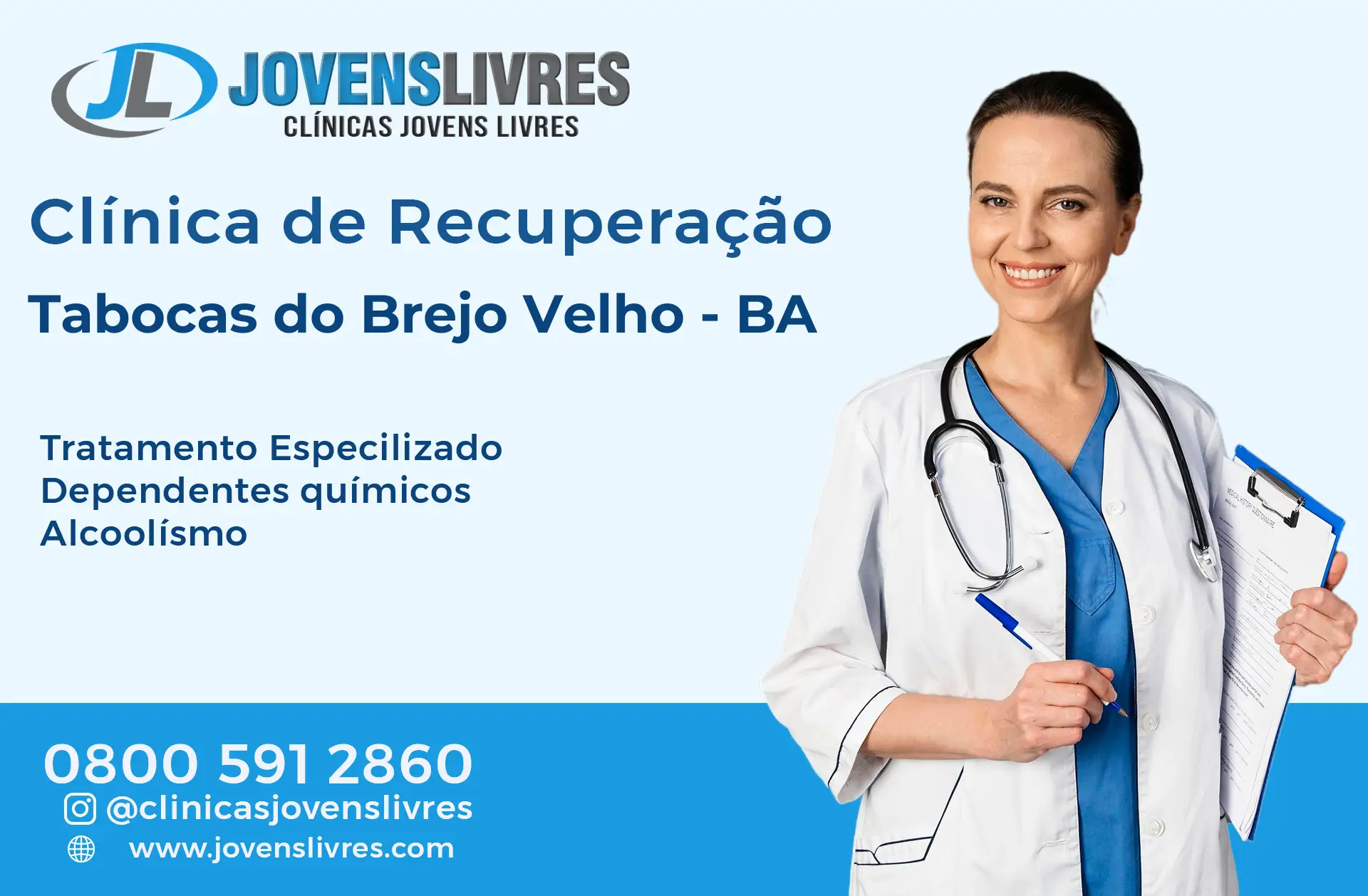 Clínica de Recuperação em Tabocas do Brejo Velho - BA