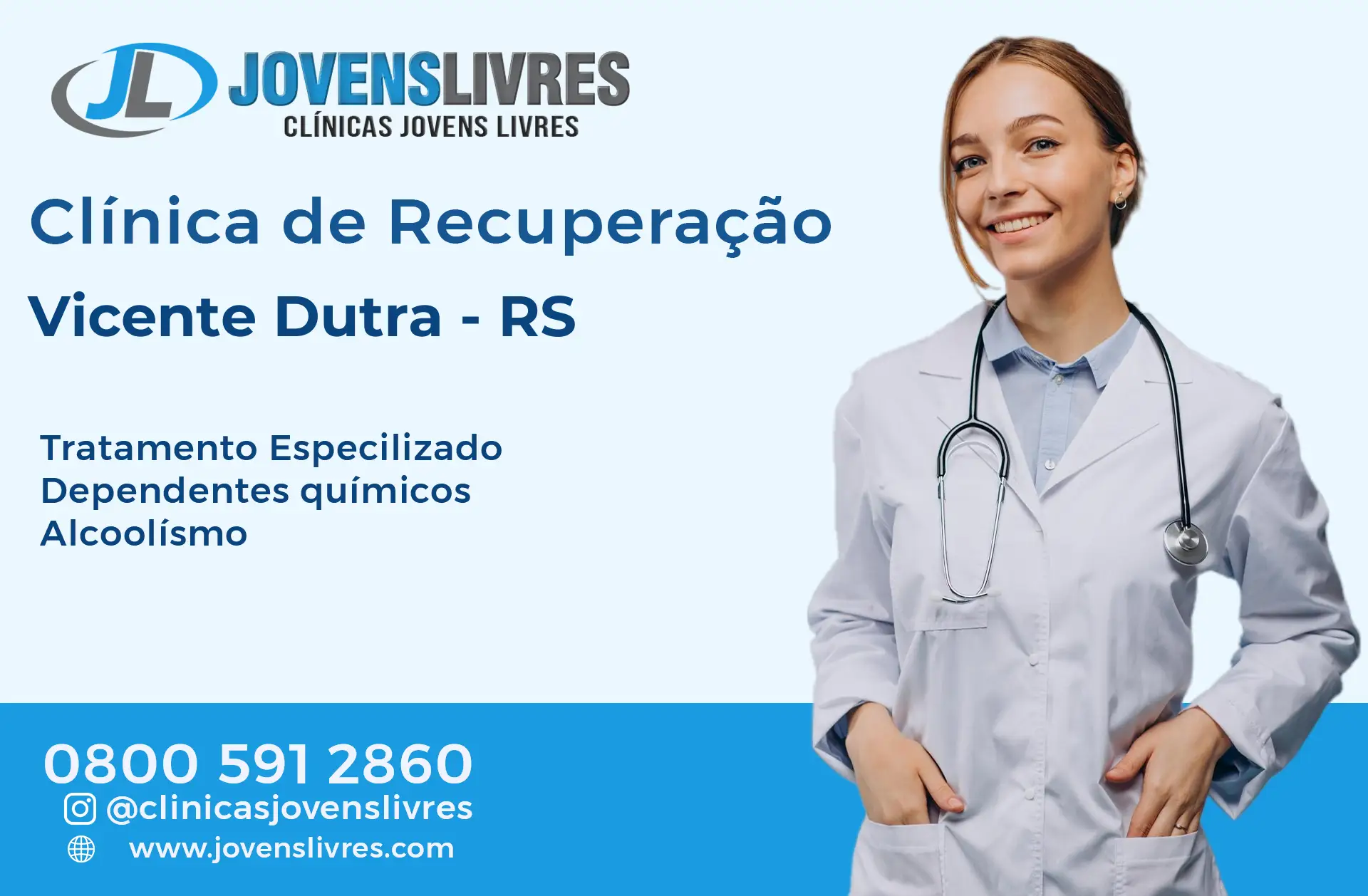 Clínica de Recuperação em Vicente Dutra - RS