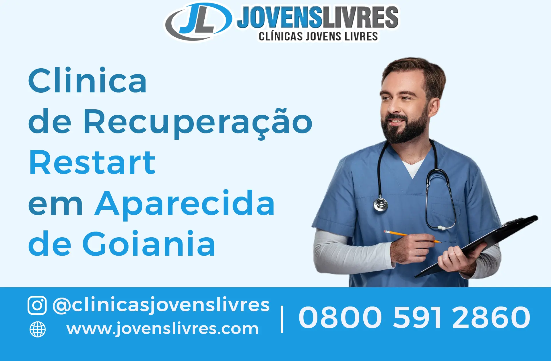 Clínica de Recuperação Restart em Aparecida de Goiânia