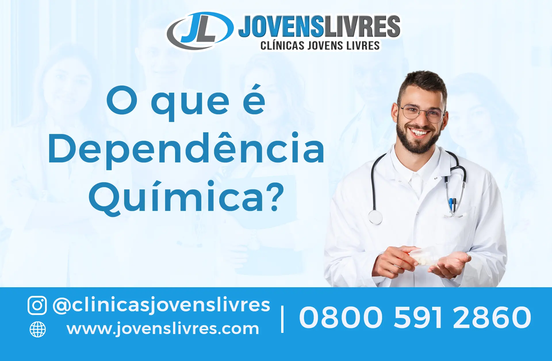 O que é Dependência Química? | Jovens Livres