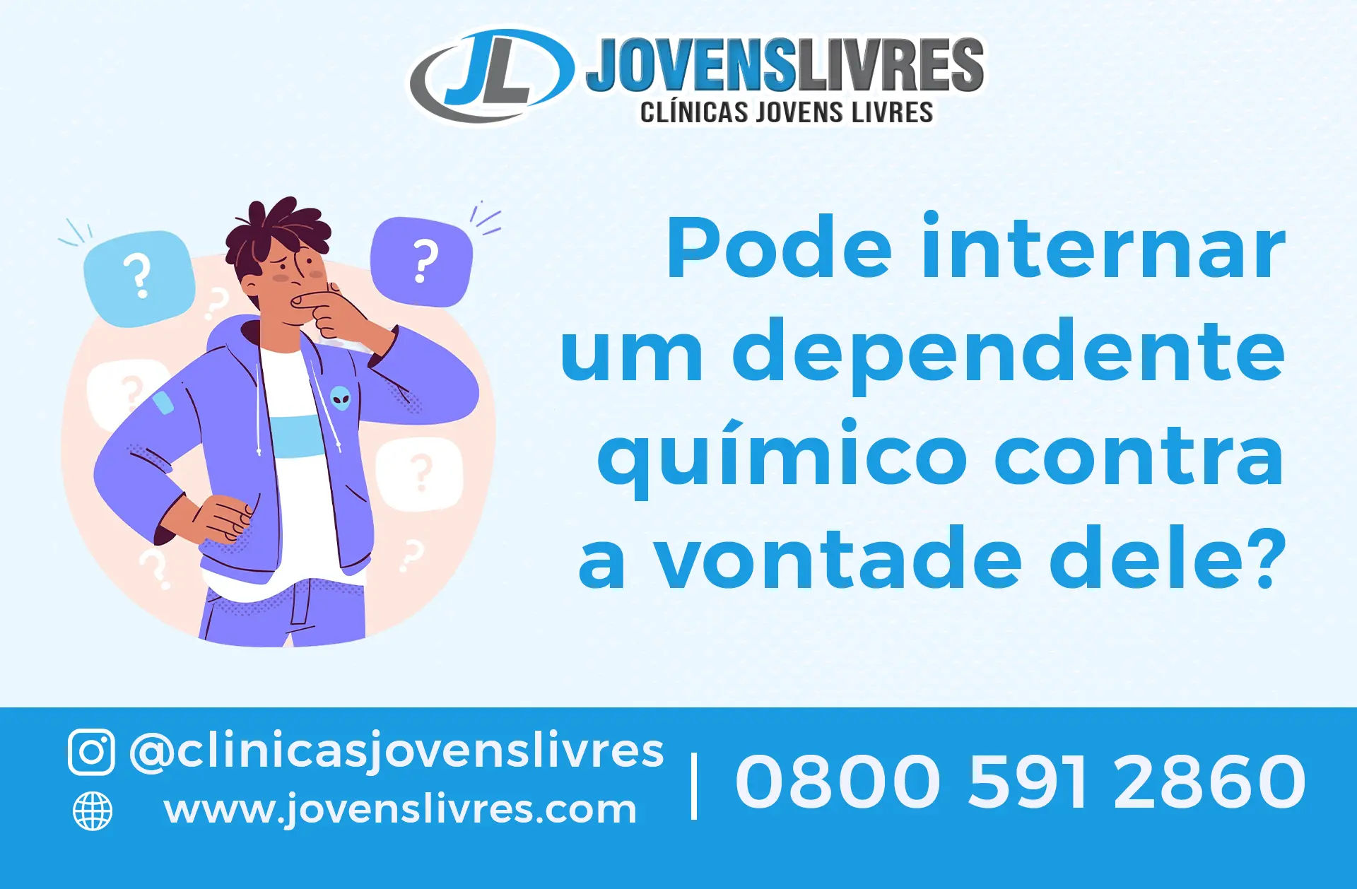 Pode internar um dependente químico contra a vontade dele?