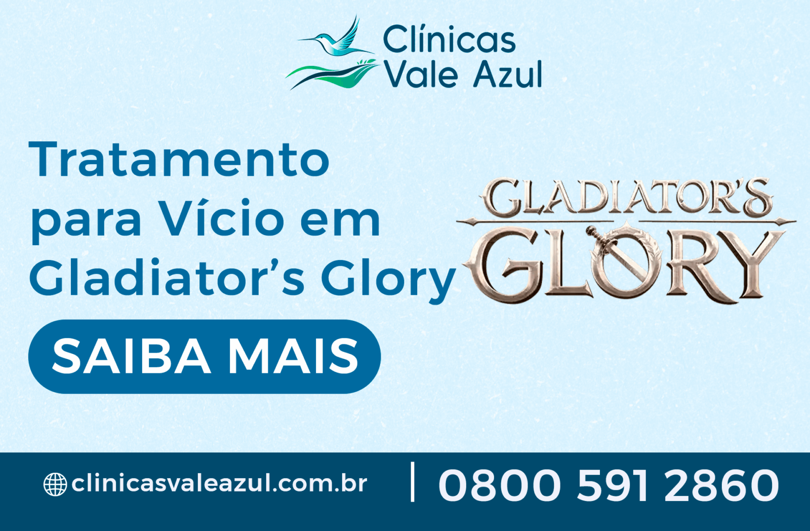 tratamento vicio em gladiators glory